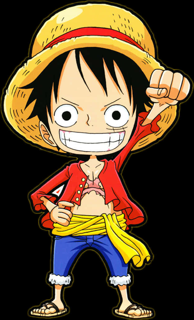 Luffy اسٹرا ہیٹ پوز وال پیپر