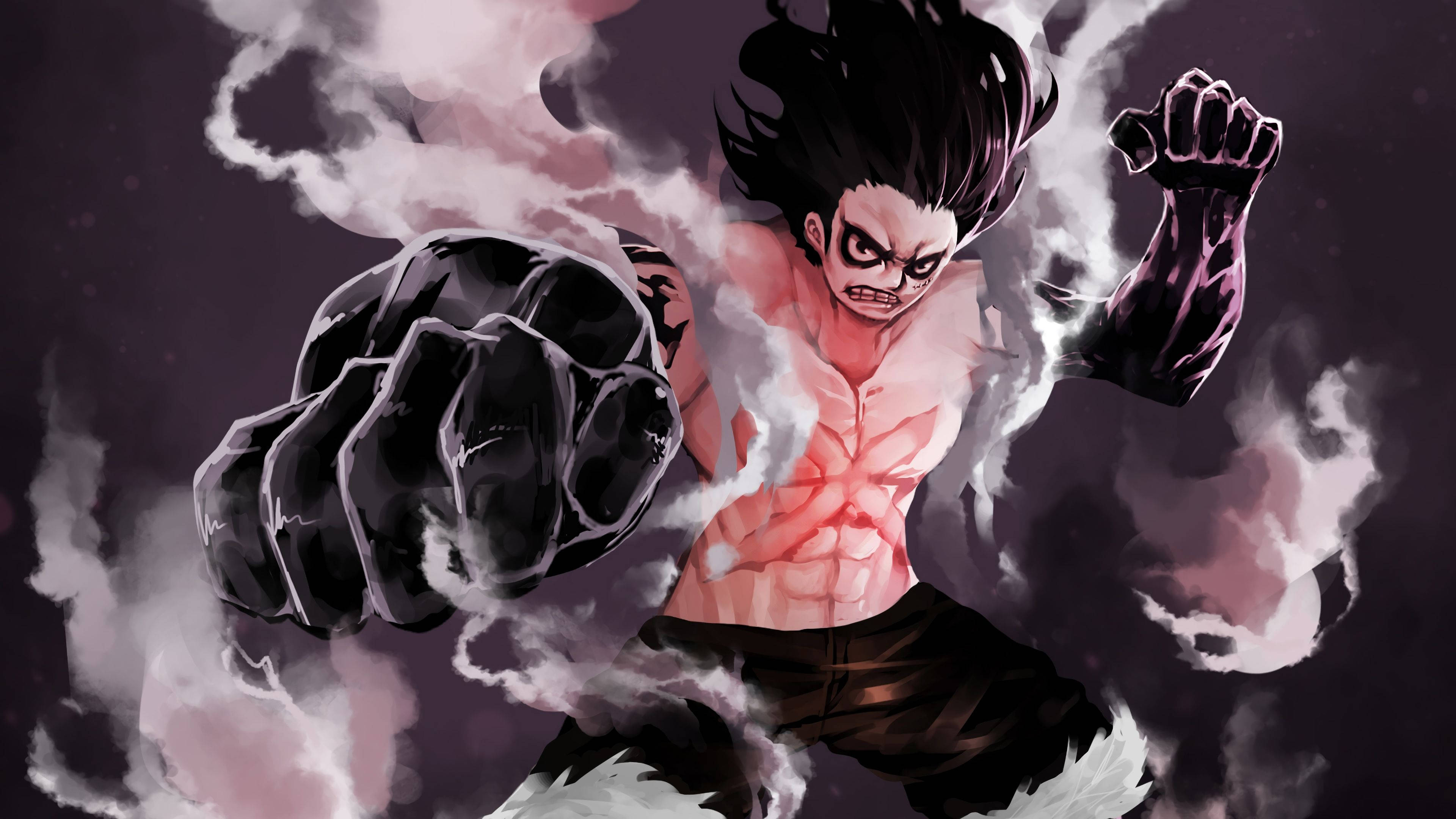 Luffy گیئر 4 ڈارک فارم وال پیپر
