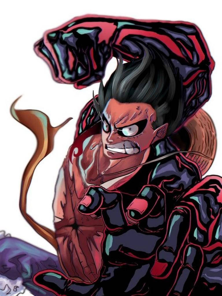 Luffy گیئر 4 ڈیجیٹل آرٹ وال پیپر