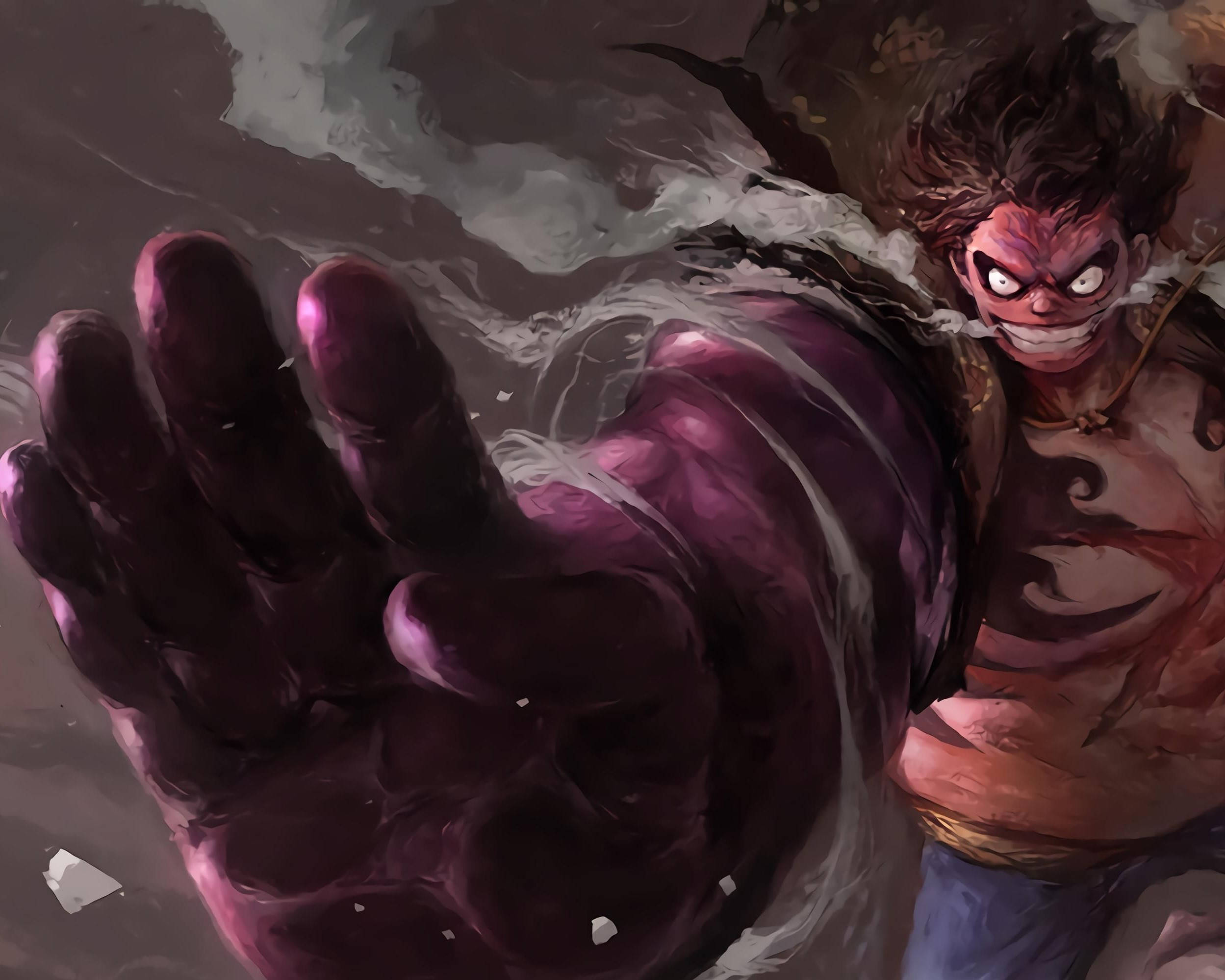 Luffy Gear 4 عجیب مسکراہٹ وال پیپر