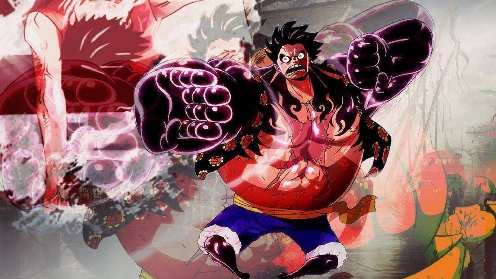 Luffy Gear 4 آرٹ وال پیپر