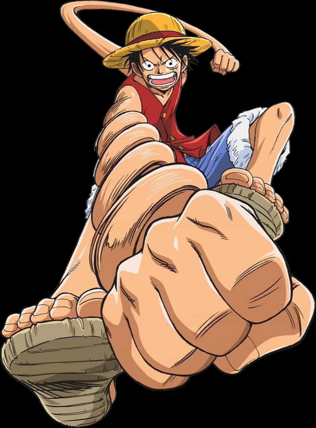 Luffy_ Gum Gum_ حملہ وال پیپر