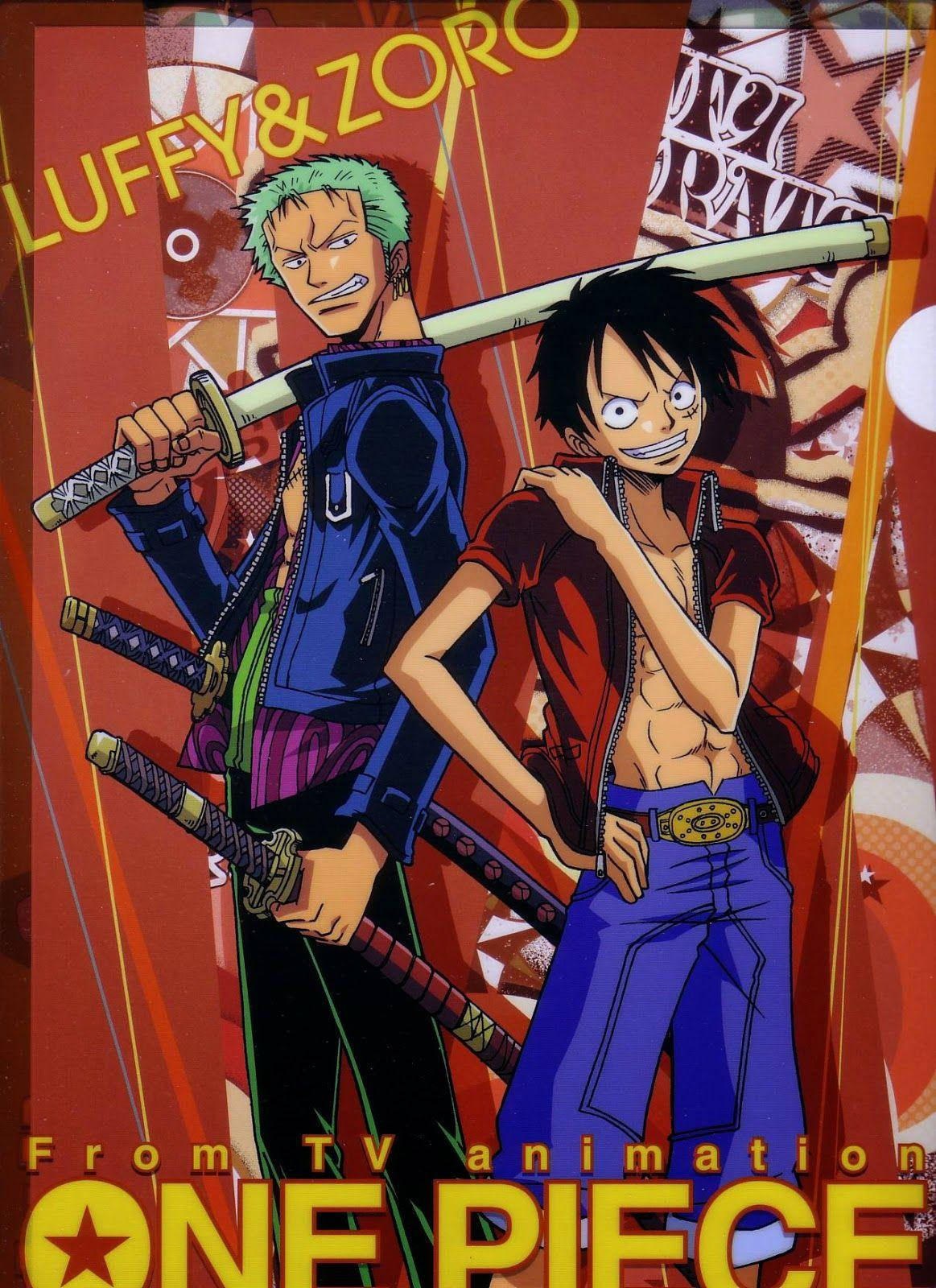 Luffy Zoro بیک ٹو بیک One Piece وال پیپر