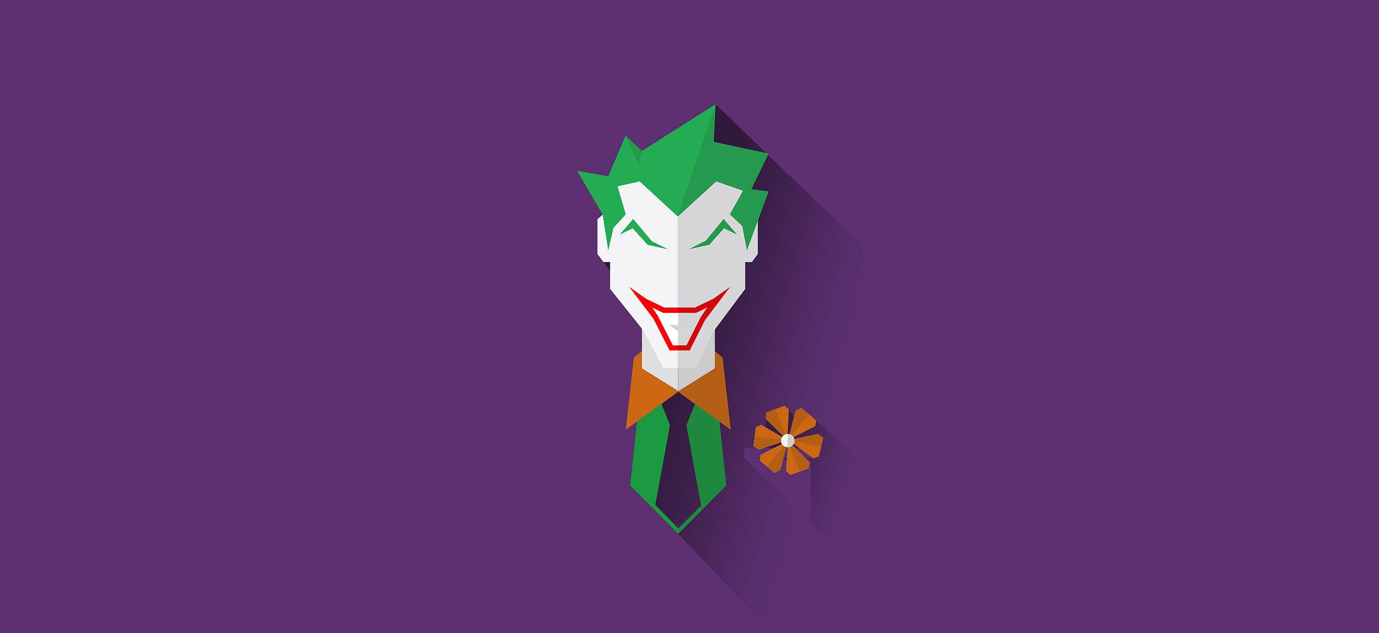 جوکر ڈی سی Minimalist آرٹ وال پیپر