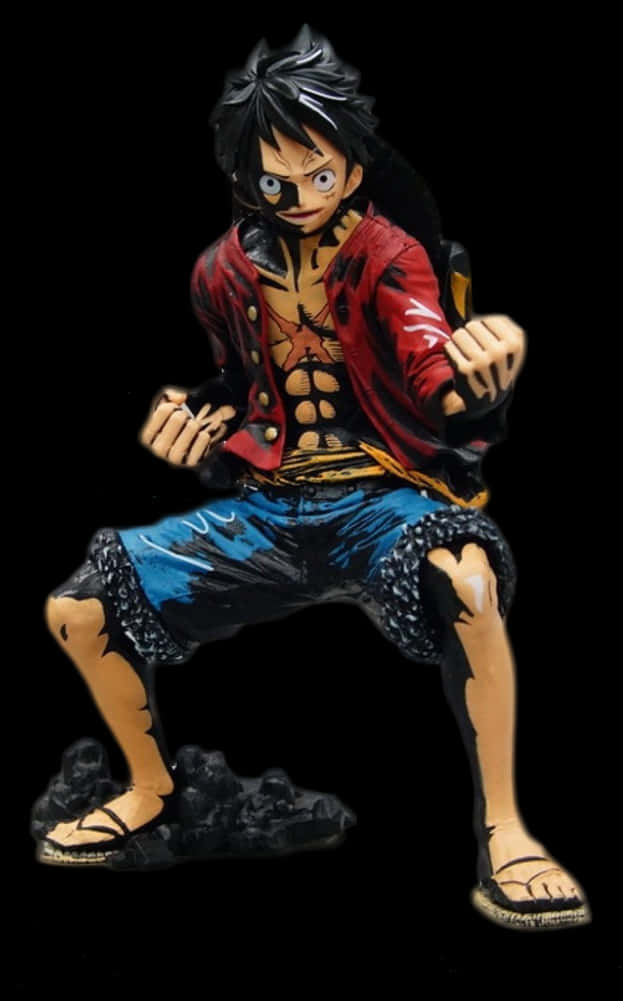 Monkey D Luffy One Piece کا مجسمہ وال پیپر