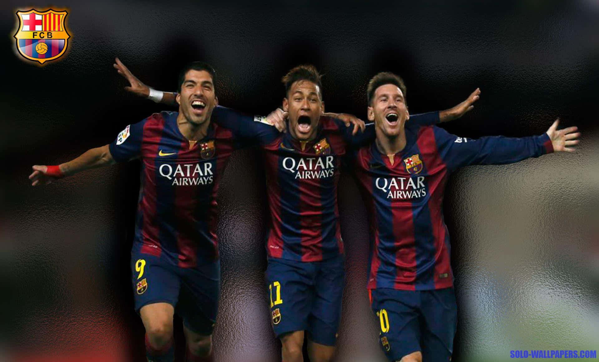 MSN تینوں کا FC بارسلونا کے ساتھ وال پیپر