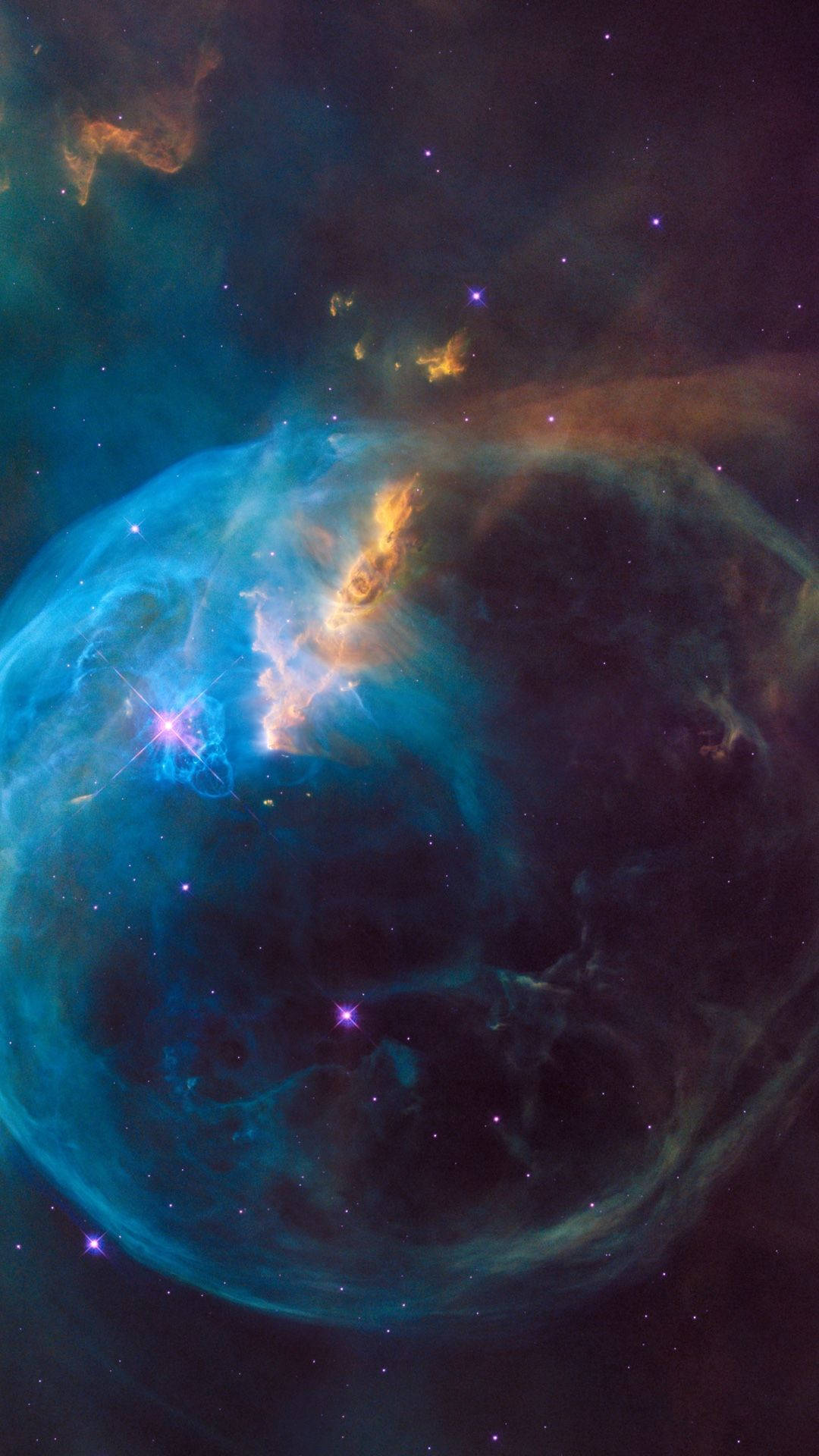 NASA آئی فون خوبصورت نیبولا وال پیپر