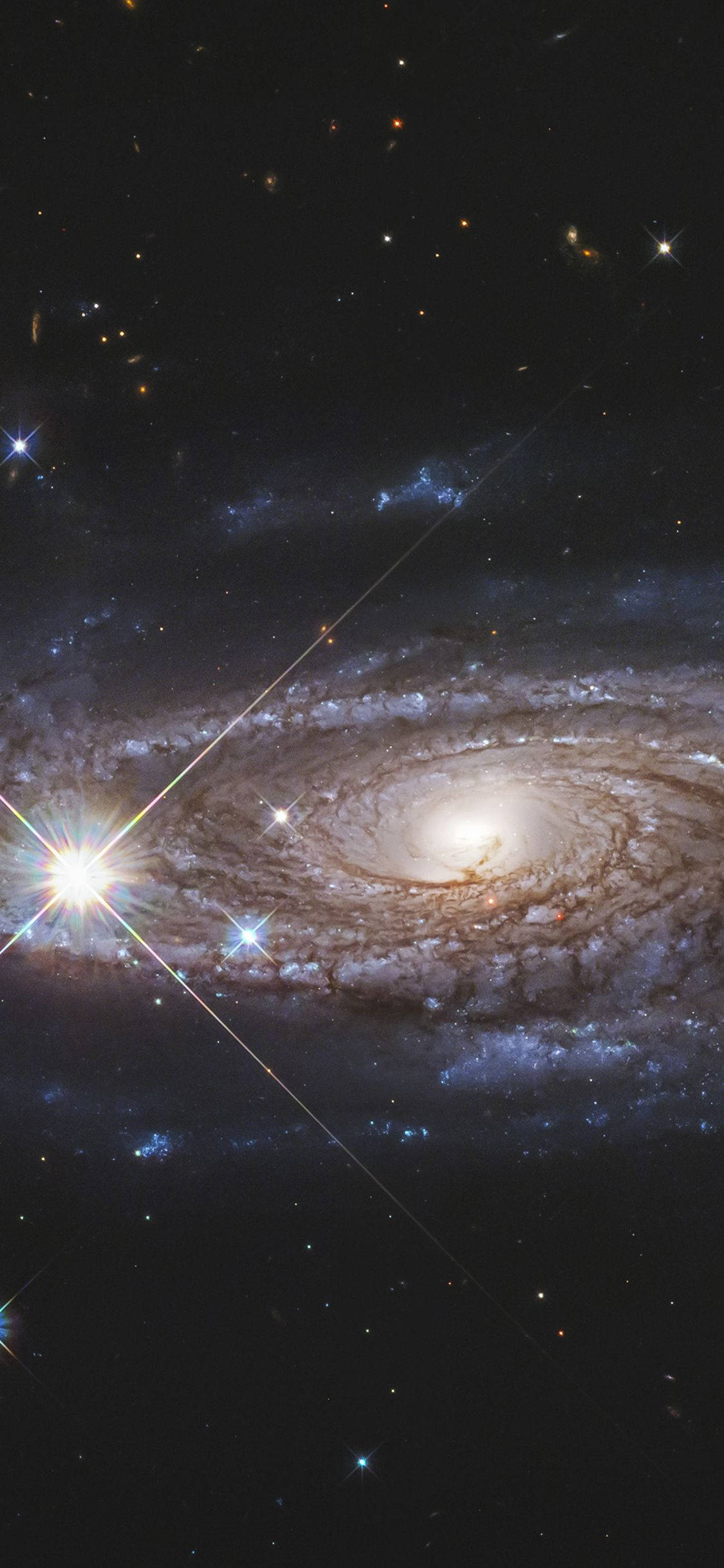 NASA آئی فون چمکتا ہوا کہکشاں وال پیپر
