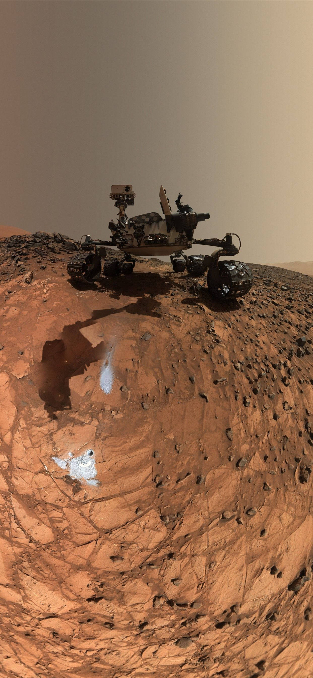 NASA آئی فون کیوریوسٹی وال پیپر