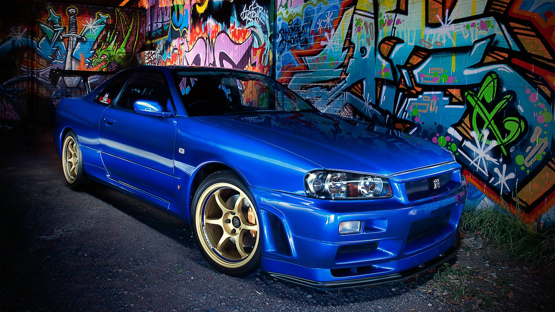 گاڑیاں Nissan Skyline R34 Nissan HD وال پیپر | پس منظر کی تصویر — ٹھنڈا GIF وال پیپر