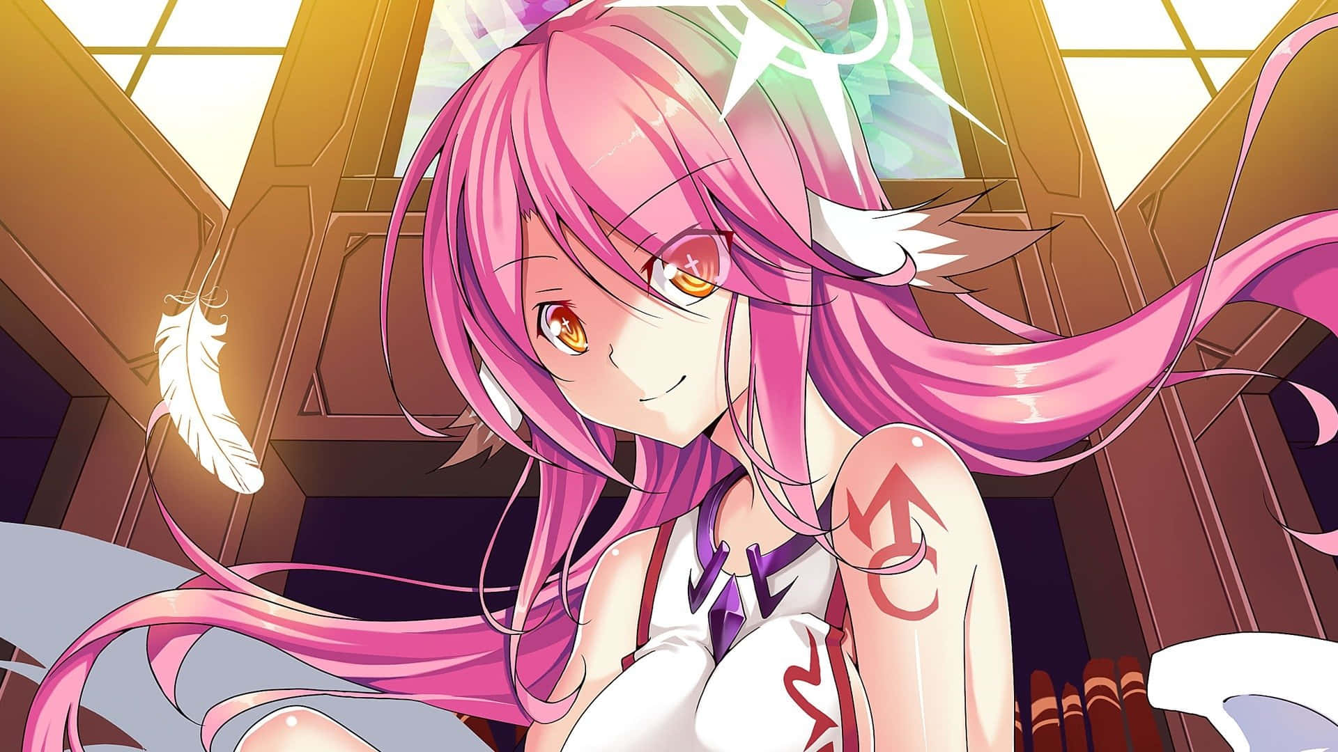 کھیلوں کی دنیا میں غوطہ لگائیں No Game No Life کے ساتھ وال پیپر