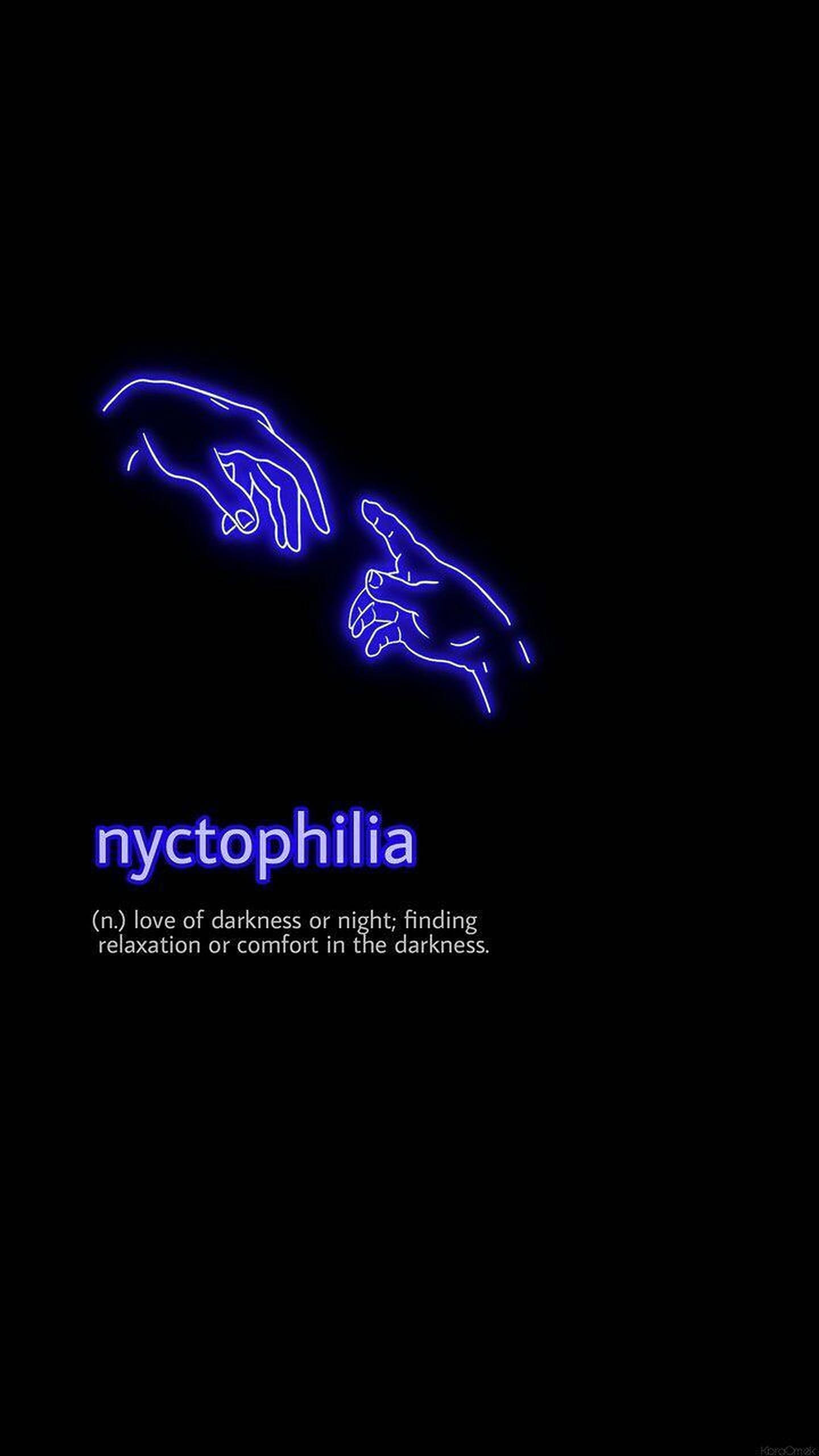 Nyctophilia جمالیاتی الفاظ وال پیپر