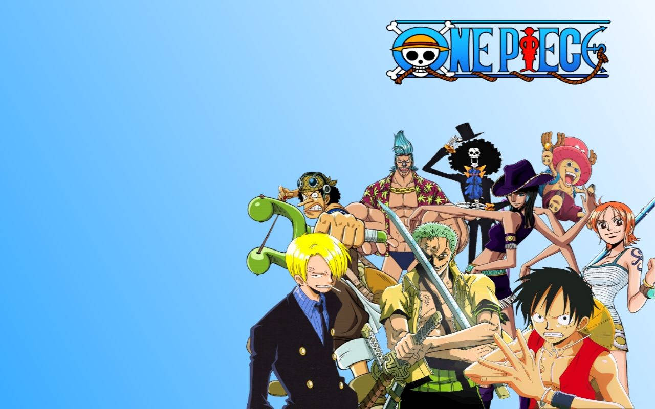 One Piece عملہ غروب آفتاب پر سفر کر رہا ہے وال پیپر