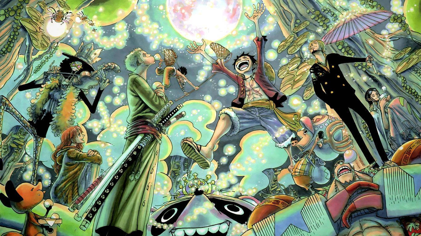 جمالیاتی One Piece فین آرٹ وال پیپر