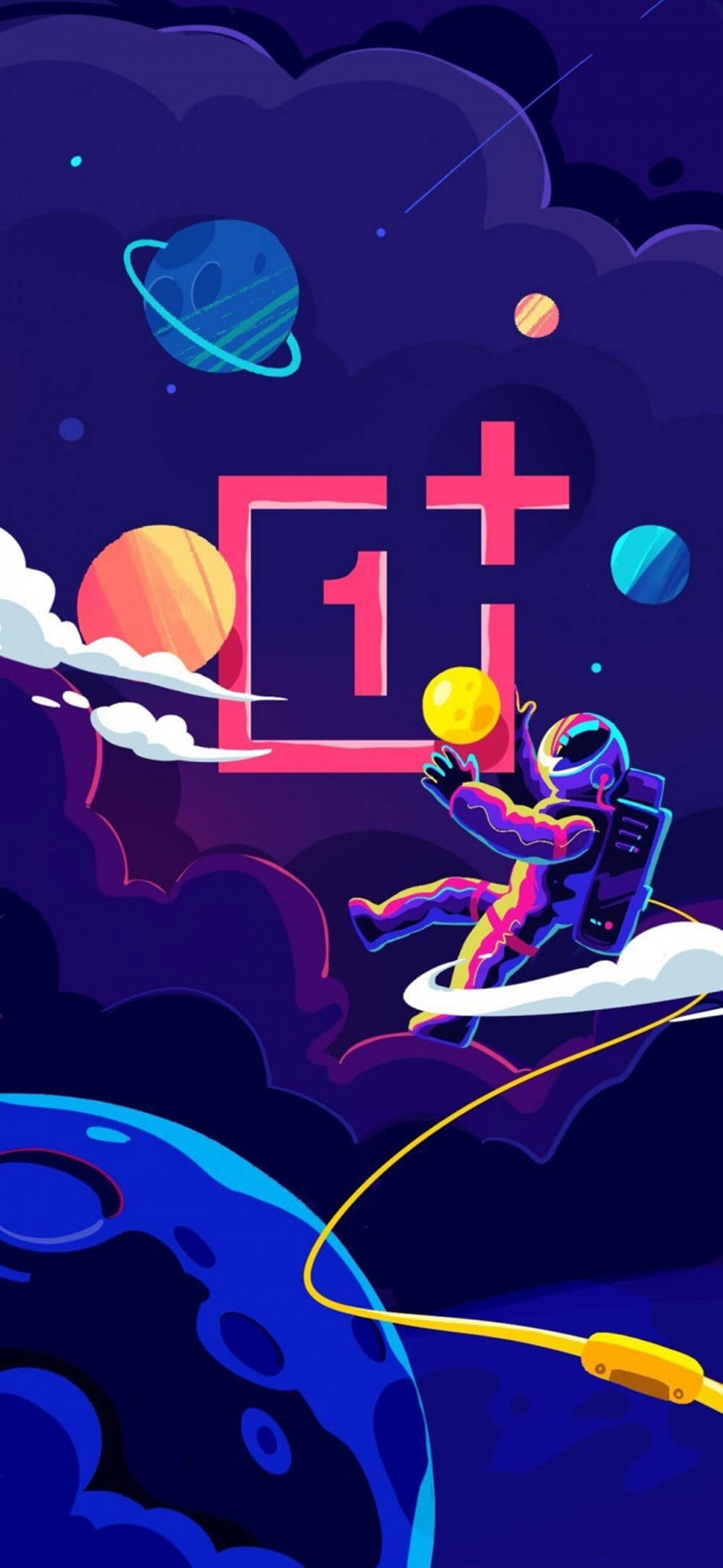 OnePlus 9 Pro اسپیس خلاباز وال پیپر