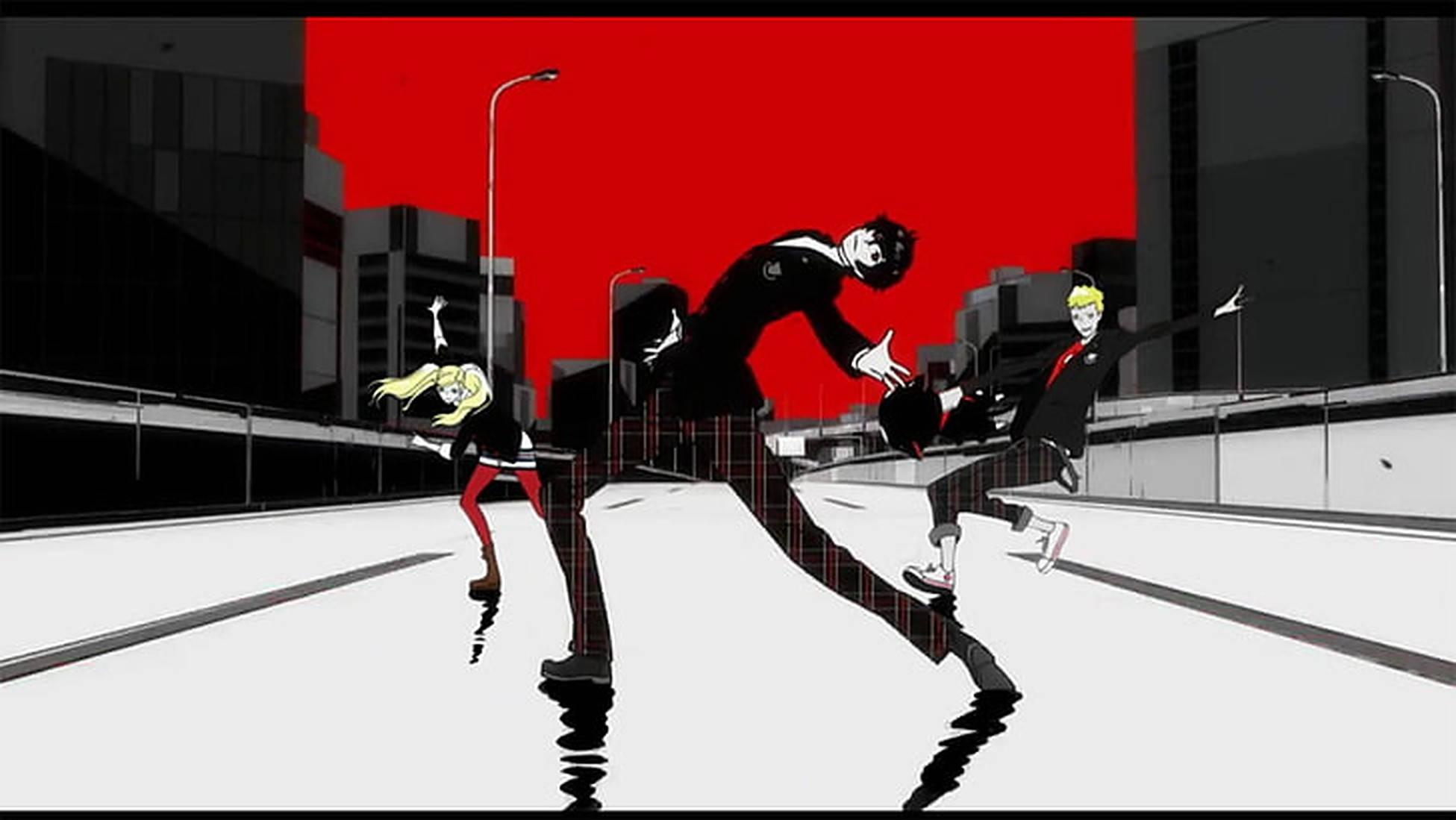 Persona 5 اینیمی ڈانس وال پیپر