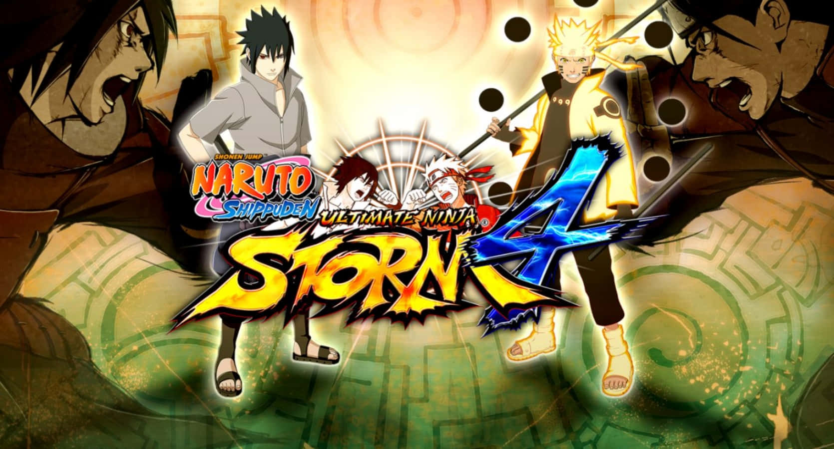 PS4 Naruto ویڈیو گیم کور وال پیپر