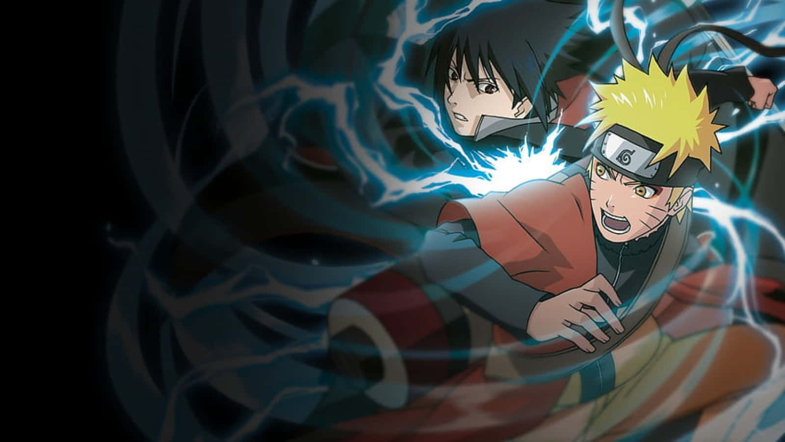 PS4 Naruto Sasuke اور Naruto ٹیم کے ساتھ وال پیپر