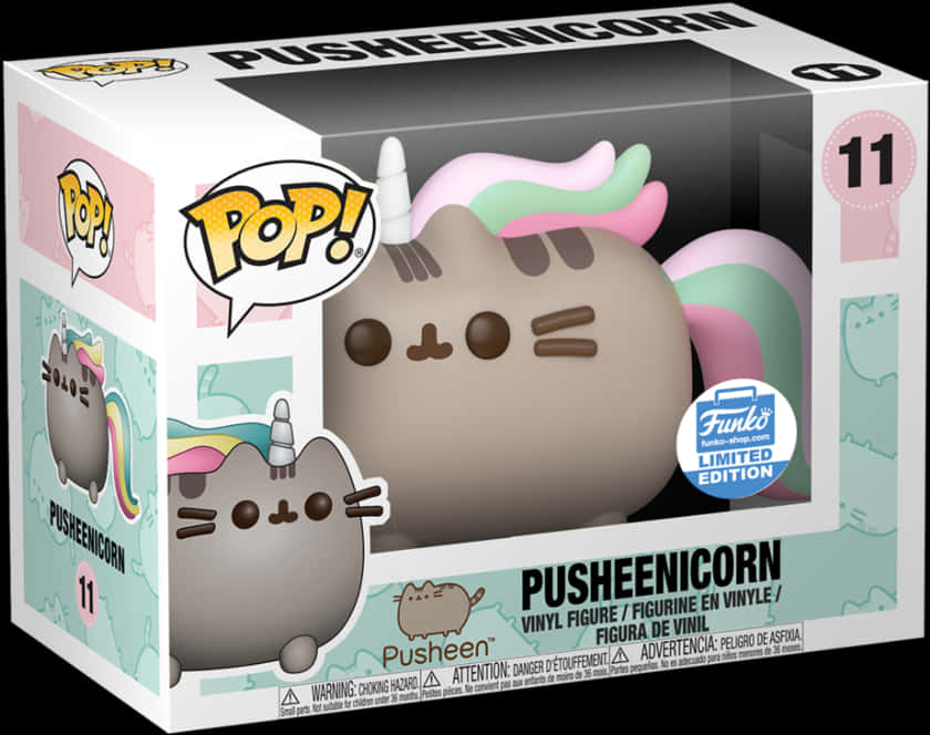 Pusheenicorn Funko Pop محدود ایڈیشن وال پیپر