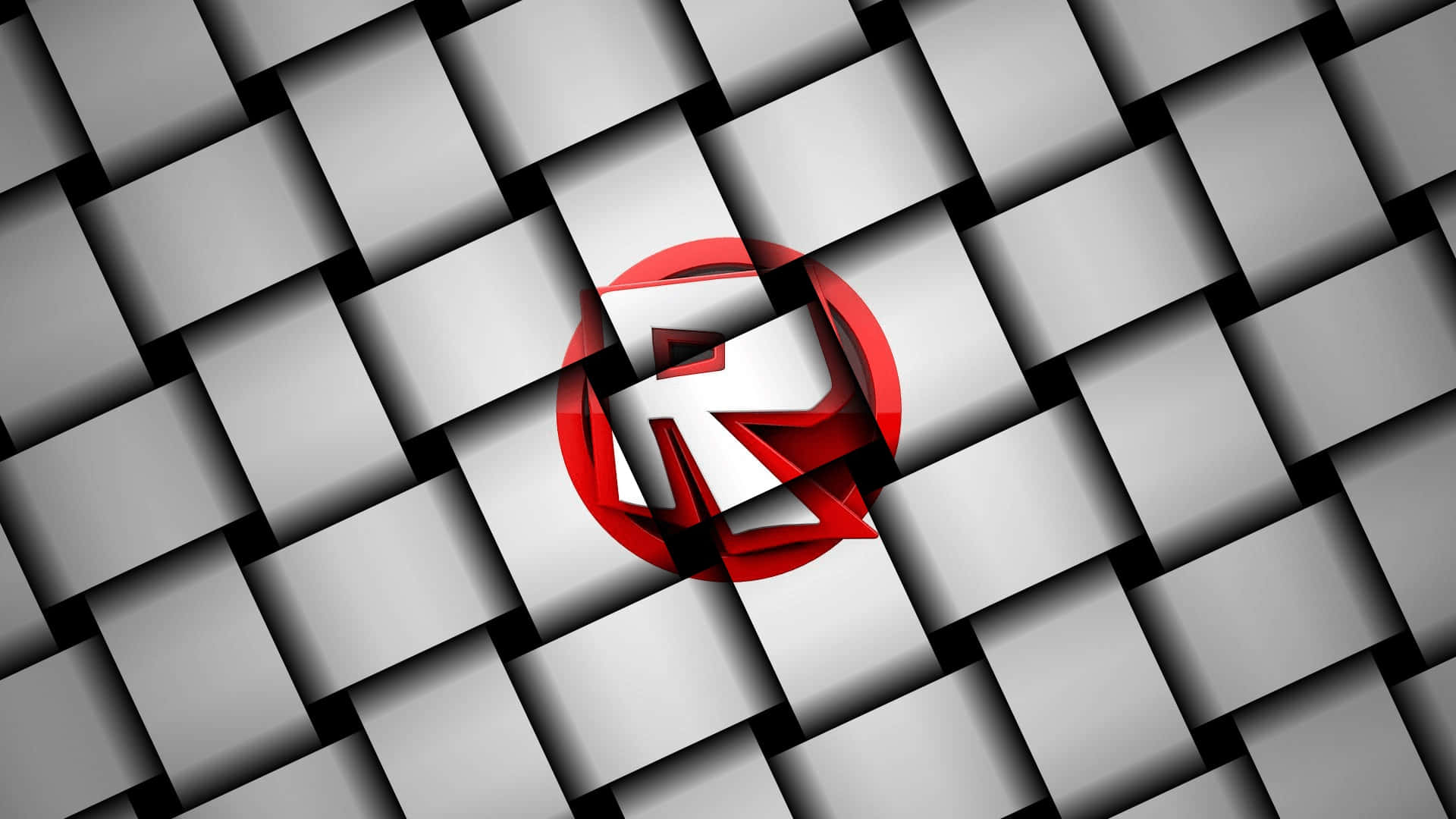 مستطیل بلاکس پر چھپا ہوا Roblox لوگو وال پیپر