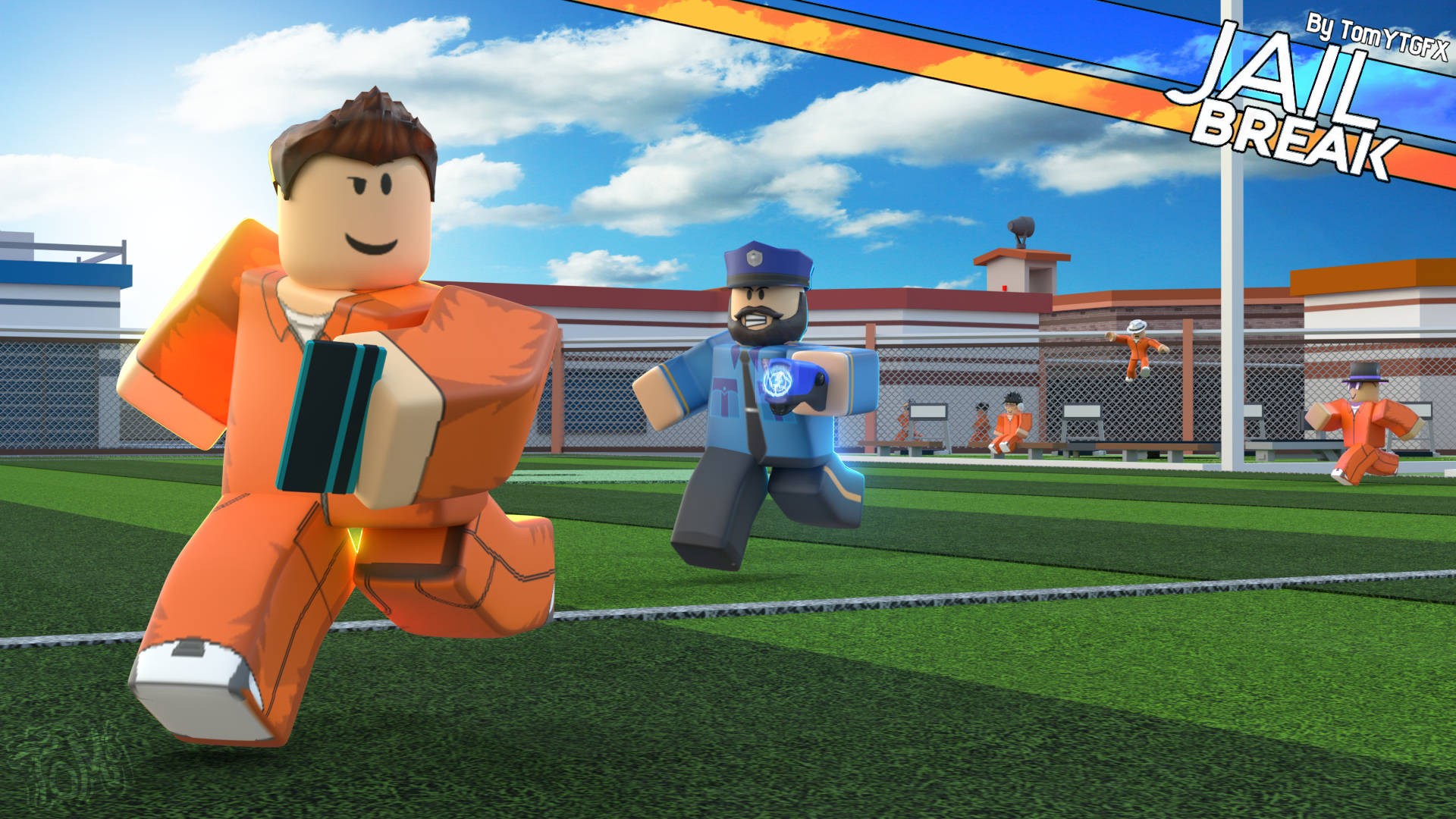 Roblox پر Jailbreak کی دلچسپ دنیا میں خوش آمدید وال پیپر