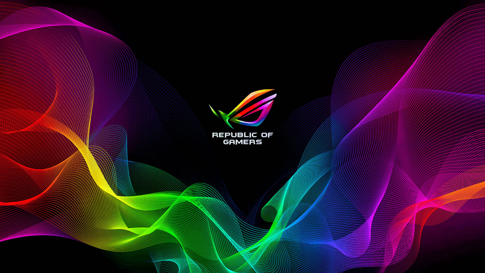ROG لوگو RGB 4K وال پیپر