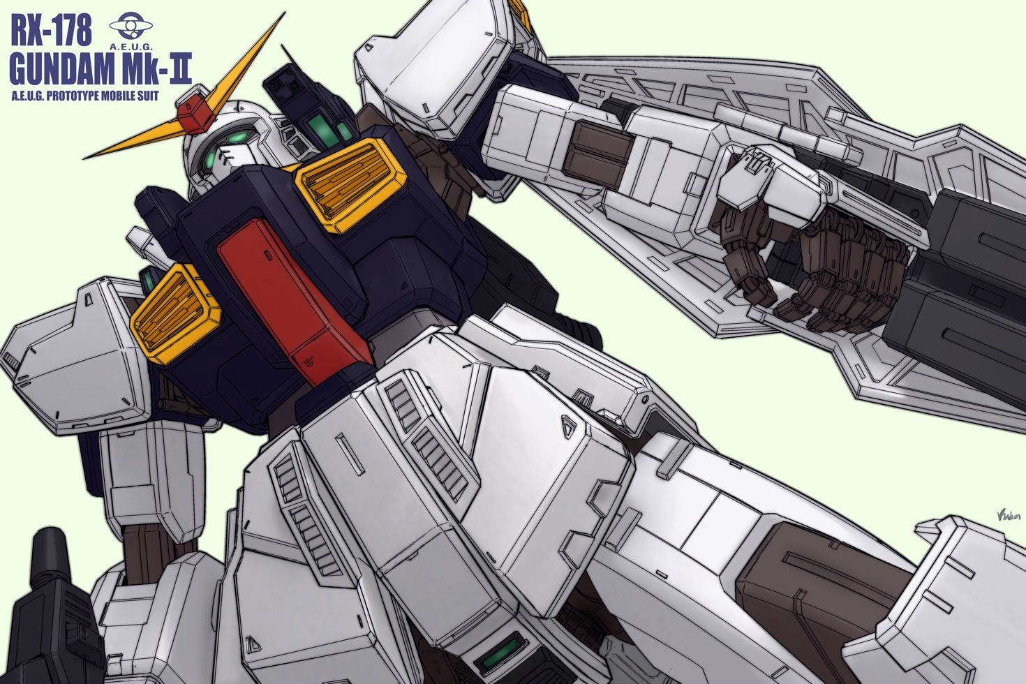 RX-178 موبائل سوٹ گنڈم — گنڈم جیف وال پیپر