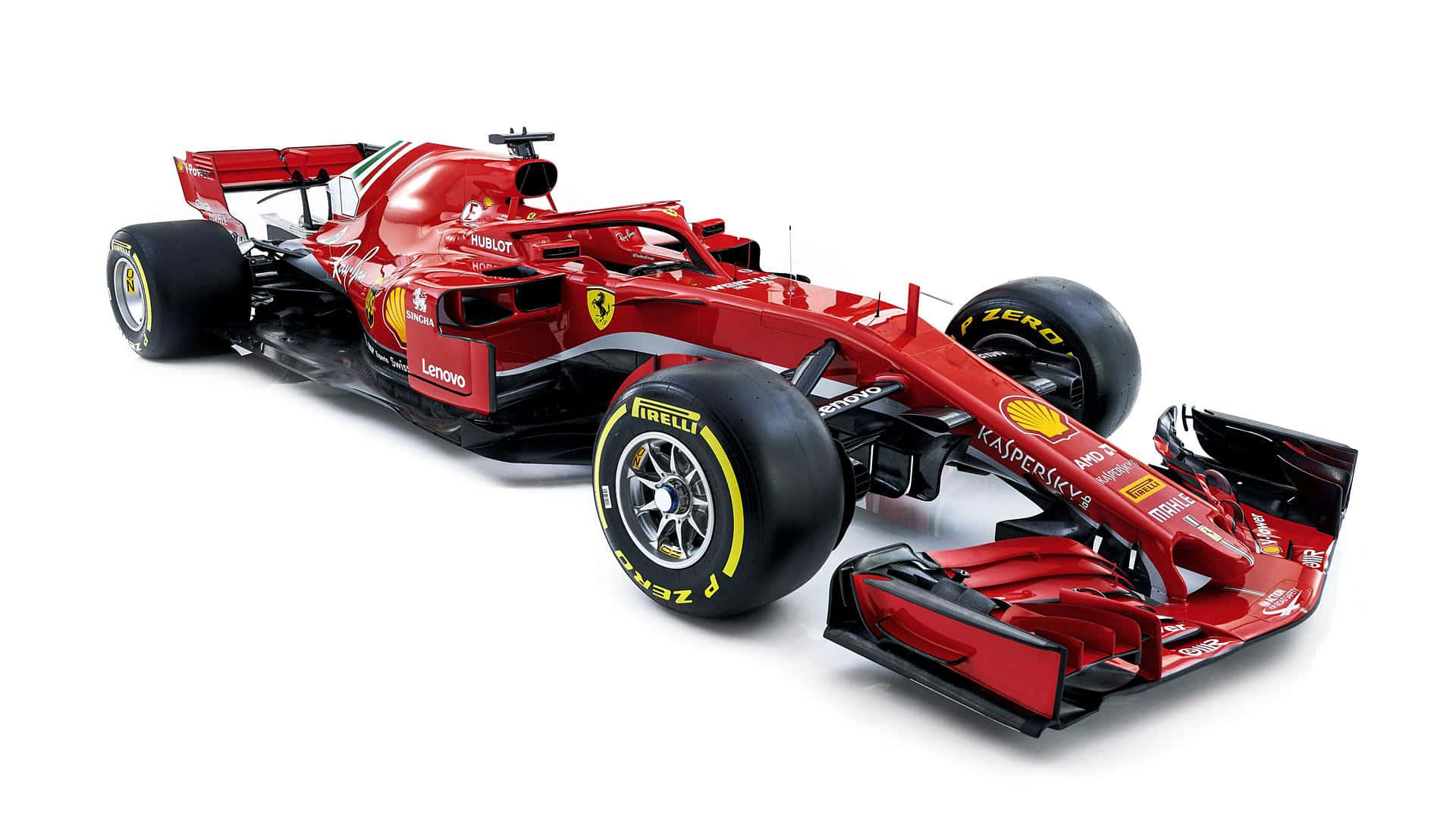 SF90 Ferrari F1 2019 کا چھوٹا ماڈل وال پیپر