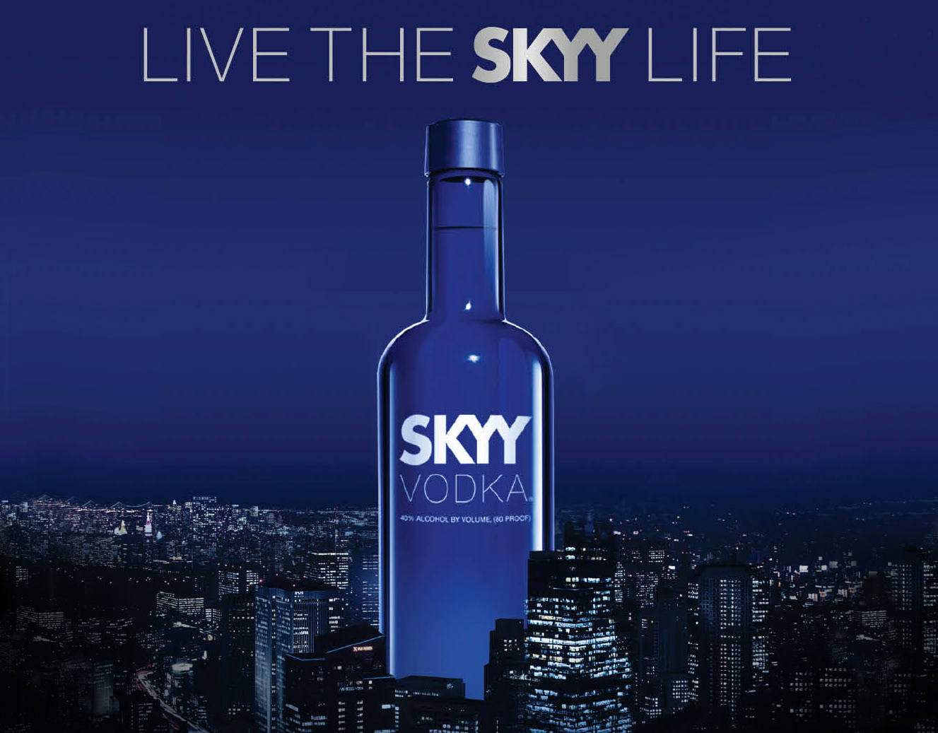 Skyy Vodka Live The Skyy Life پوسٹر وال پیپر