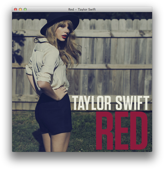 Taylor Swift Red البم کا سرورق وال پیپر