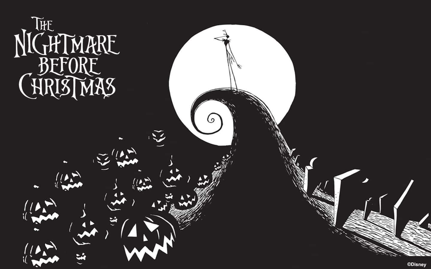 ہالووین ٹاؤن کی دنیا کو دریافت کریں ڈزنی کی مشہور فلم The Nightmare Before Christmas کے ساتھ۔ وال پیپر