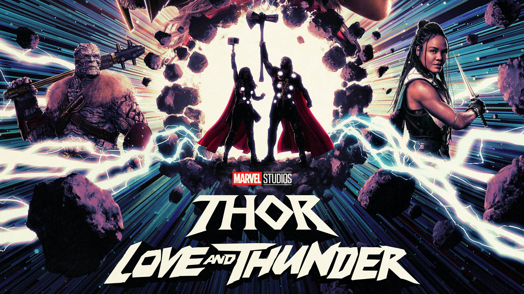 Thor Love And Thunder مووی آرٹ وال پیپر