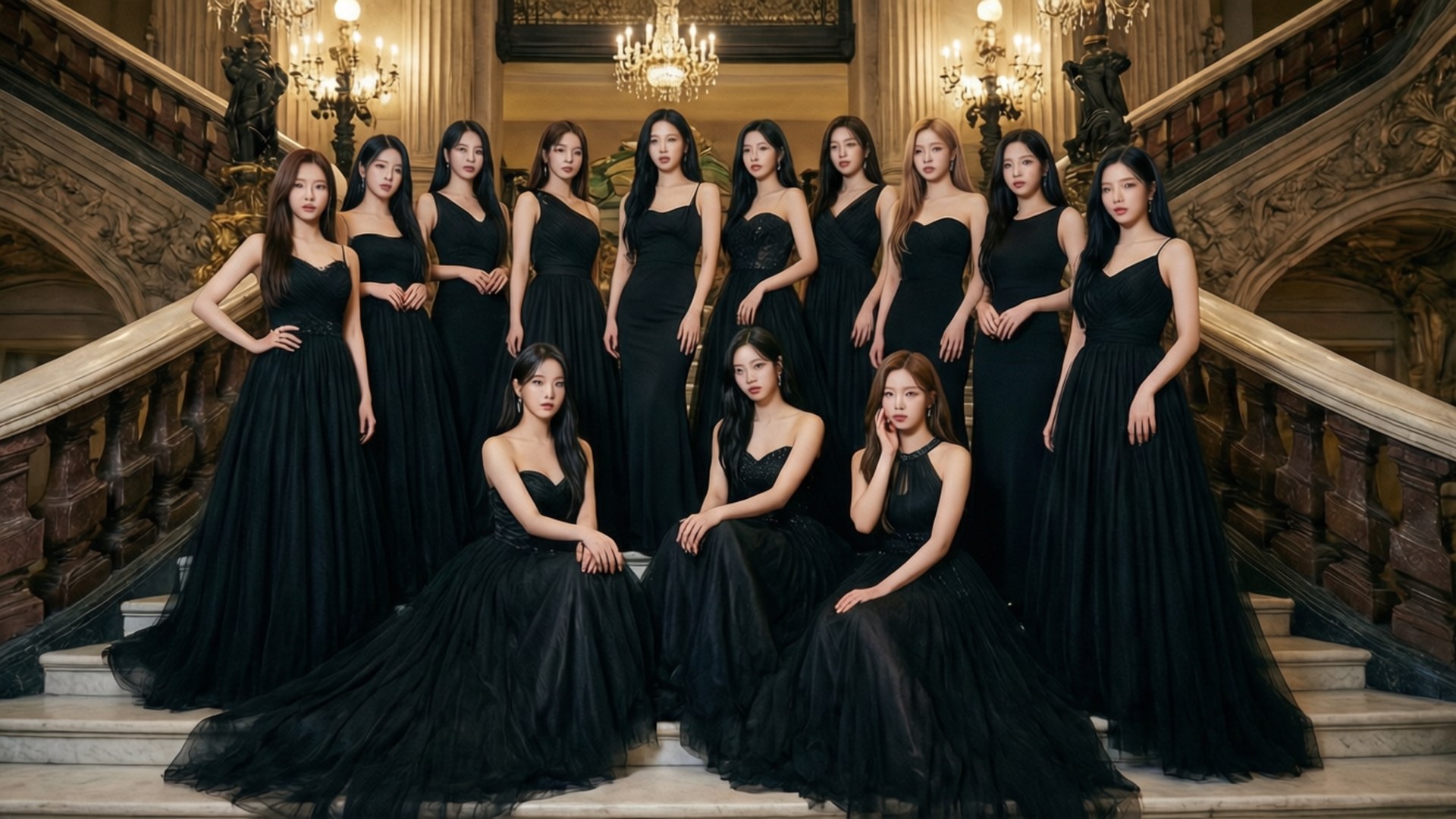 TWICE بلیک ٹائی افیئر وال پیپر