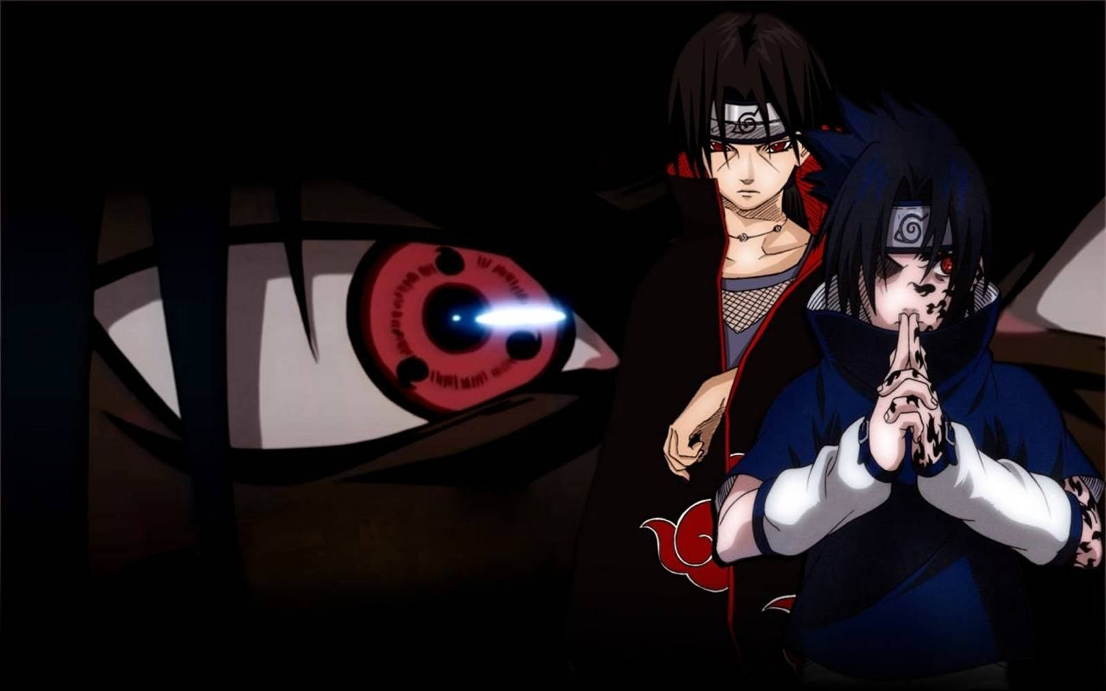 Uchiha بھائی Naruto لیپ ٹاپ وال پیپر