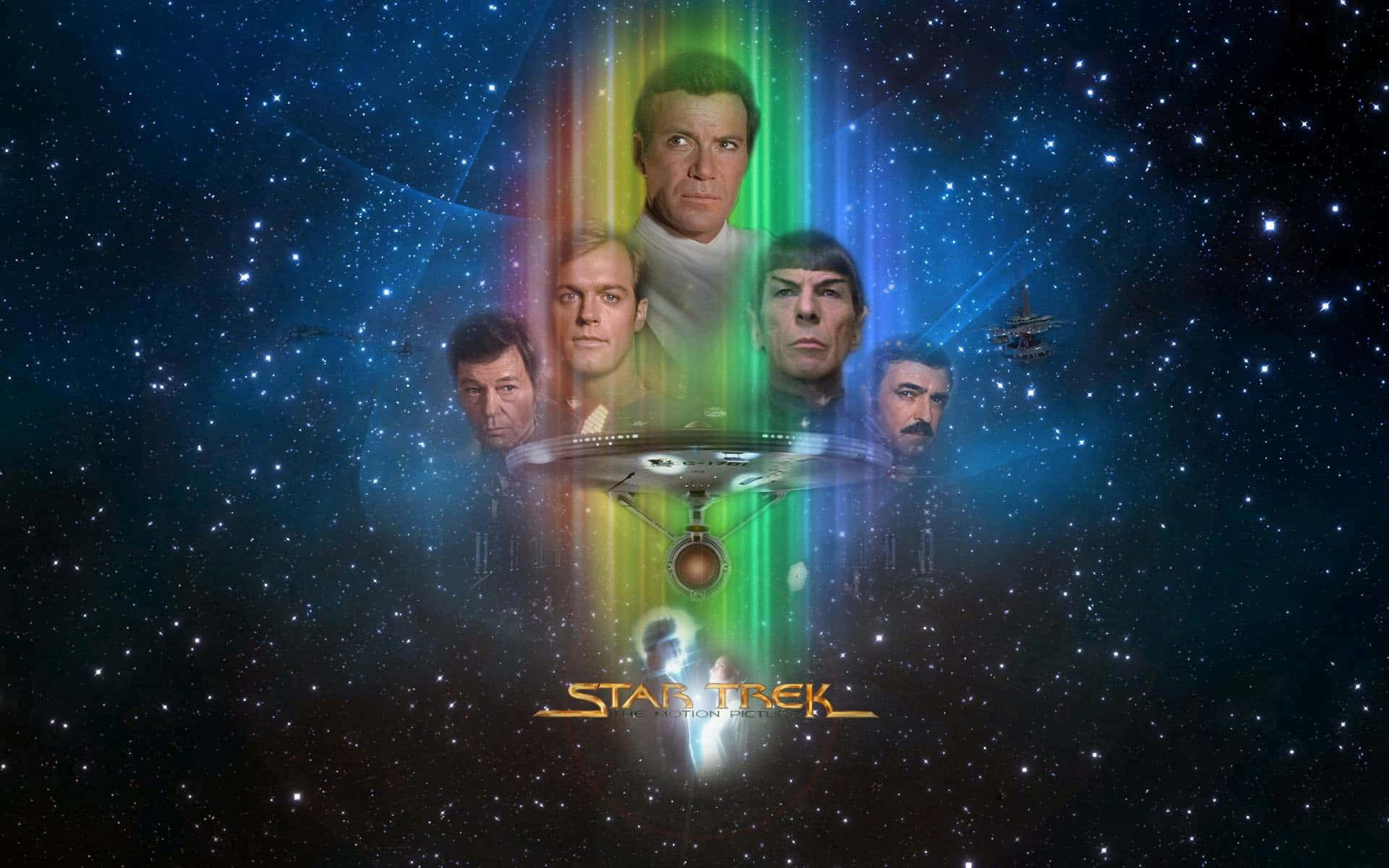 USS Enterprise پر تیز رفتار سفر کریں! وال پیپر