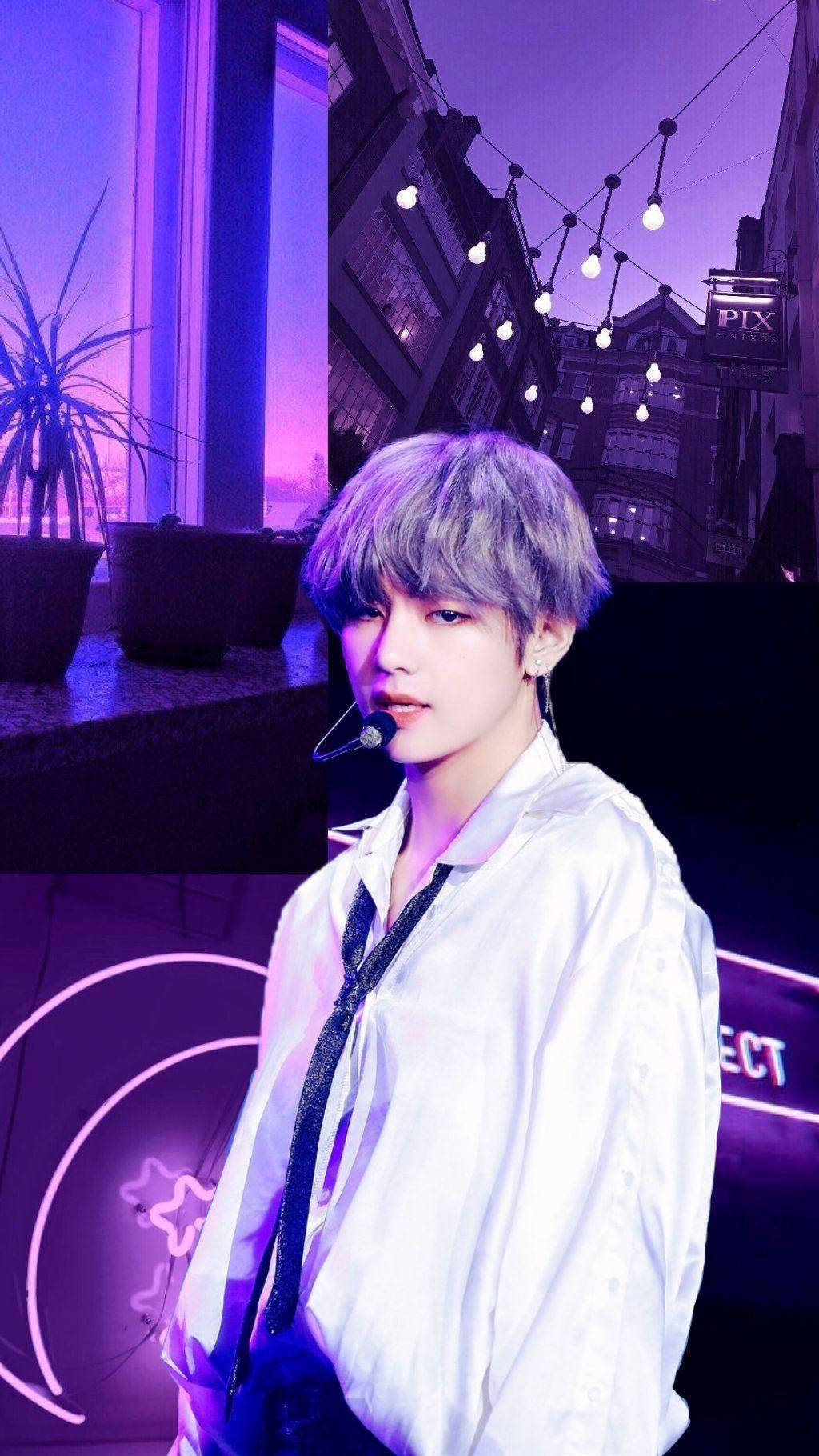 V تصاویر کے ساتھ I Purple You وال پیپر