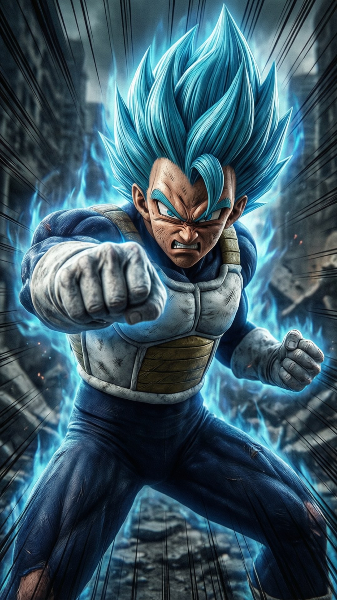 Vegeta کا غصہ وال پیپر