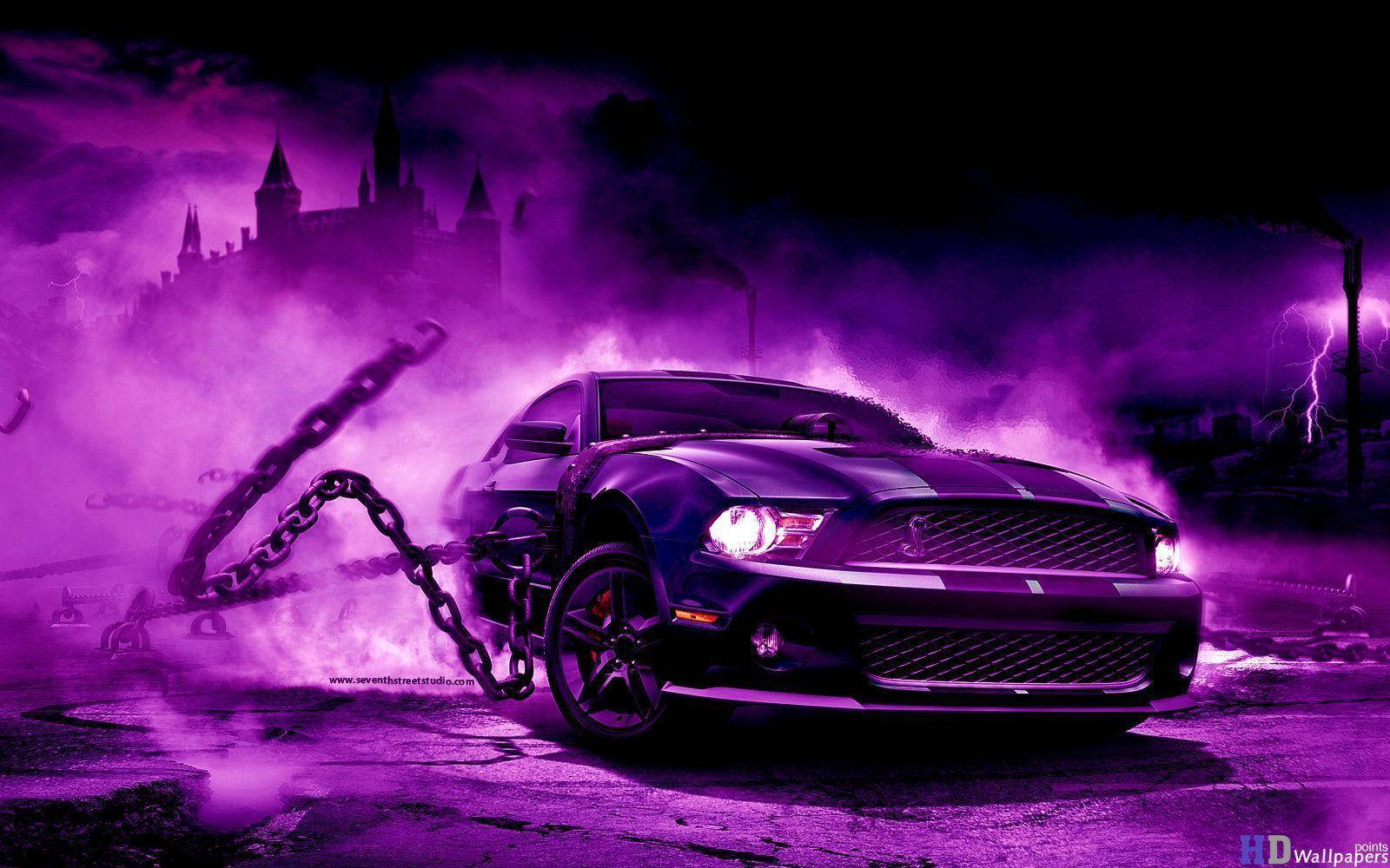 vibr گلابی Mustang, ٹھنڈی کاروں کی مثال وال پیپر