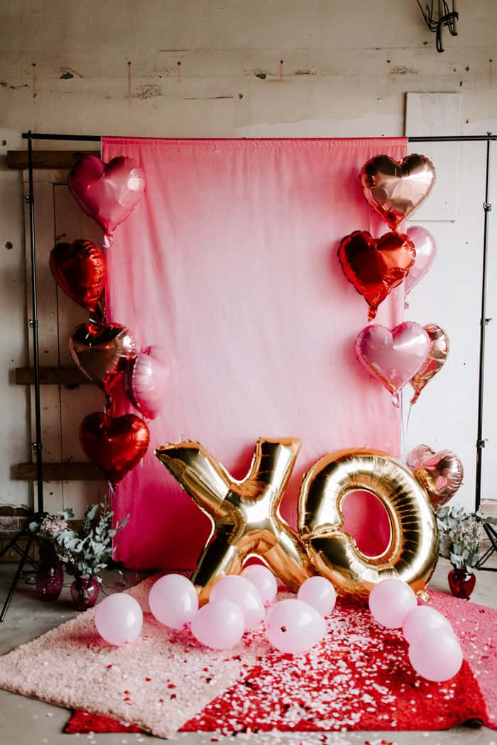 XO ویلنٹائن ڈے سجاوٹ کی تصاویر وال پیپر