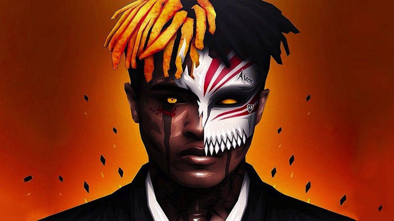 Xxxtentacion اینیمی ہولوز ماسک وال پیپر