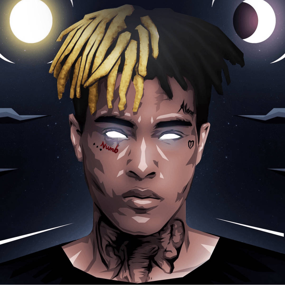 Xxxtentacion اینیم چمکتی آنکھیں وال پیپر