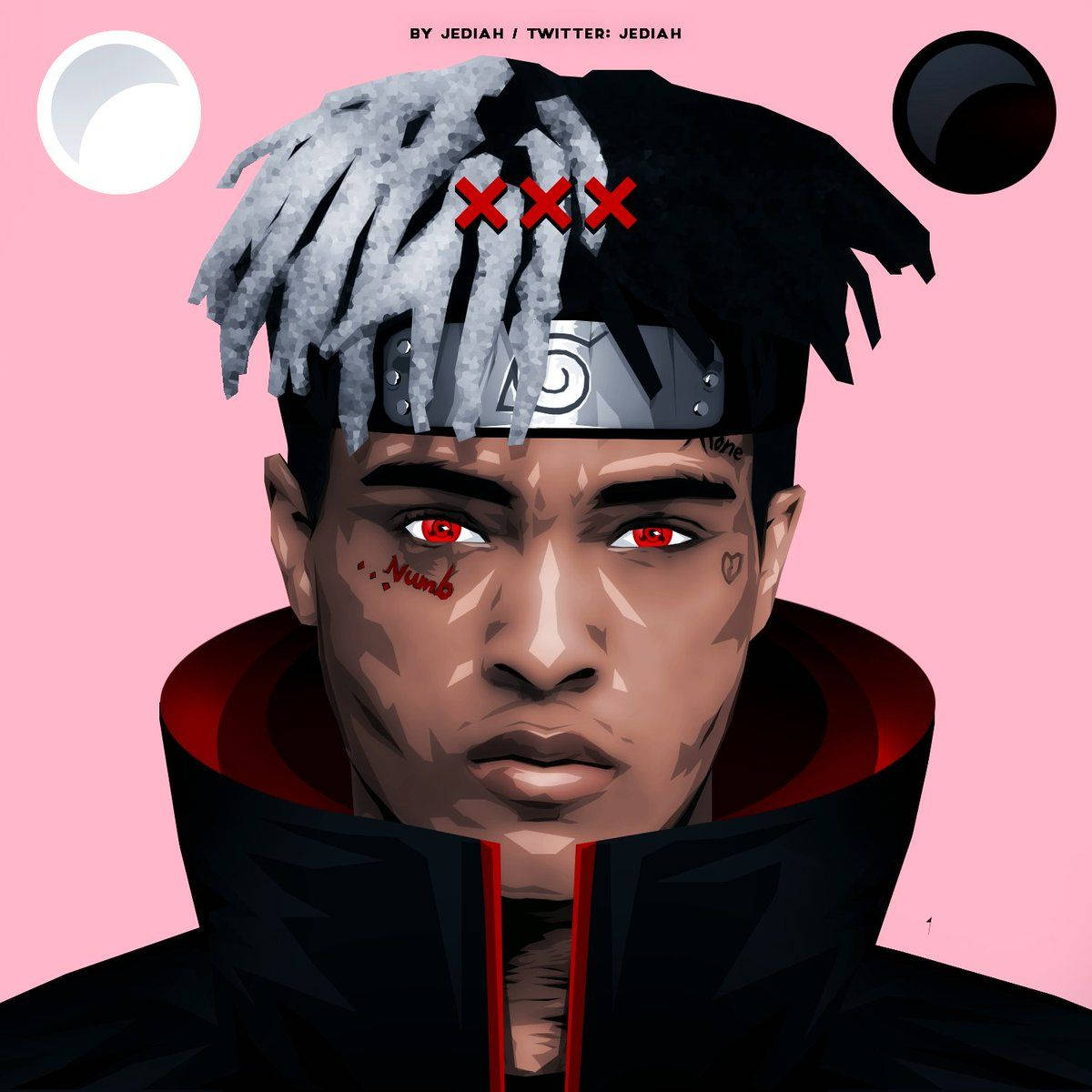 Xxxtentacion اینیمی ناروٹو کا ہیڈگیئر وال پیپر