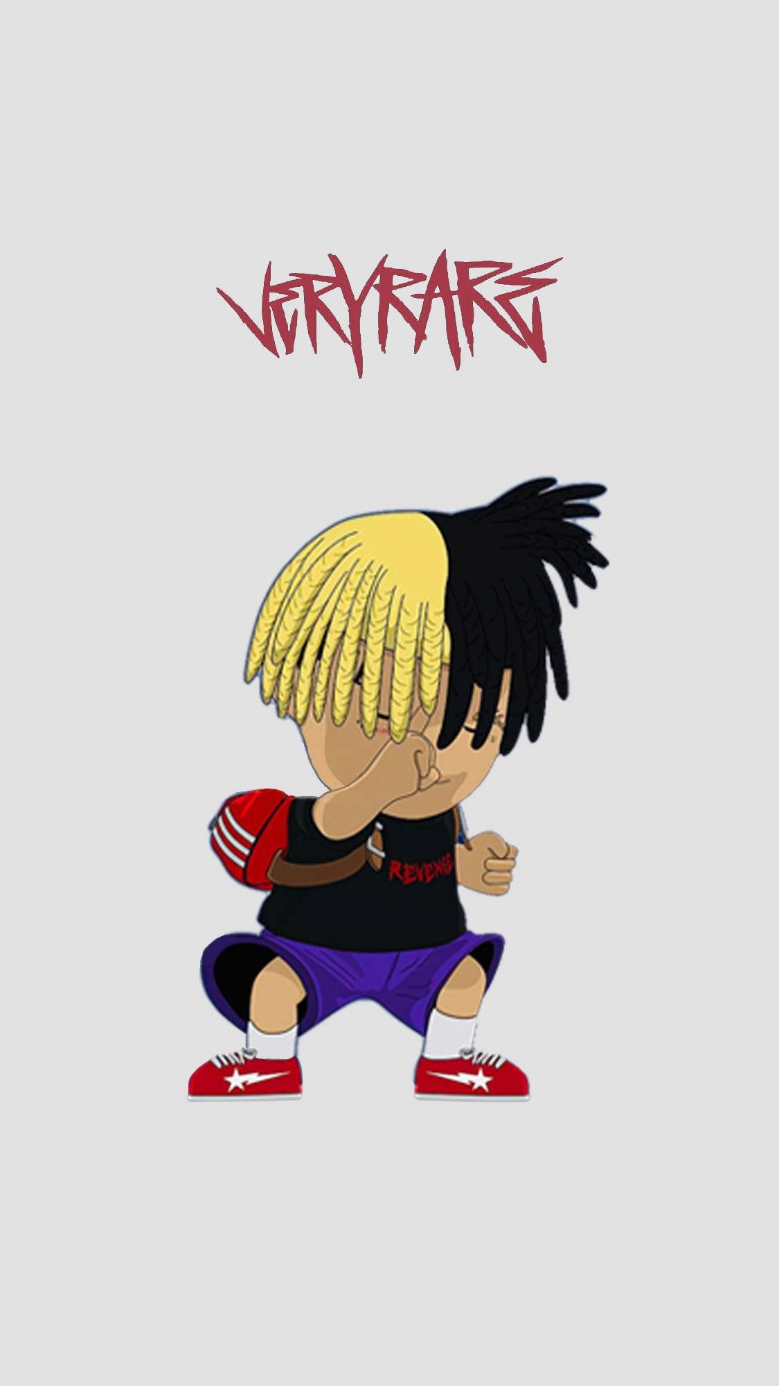 Xxxtentacion اینیمی دو ٹون والے بال وال پیپر