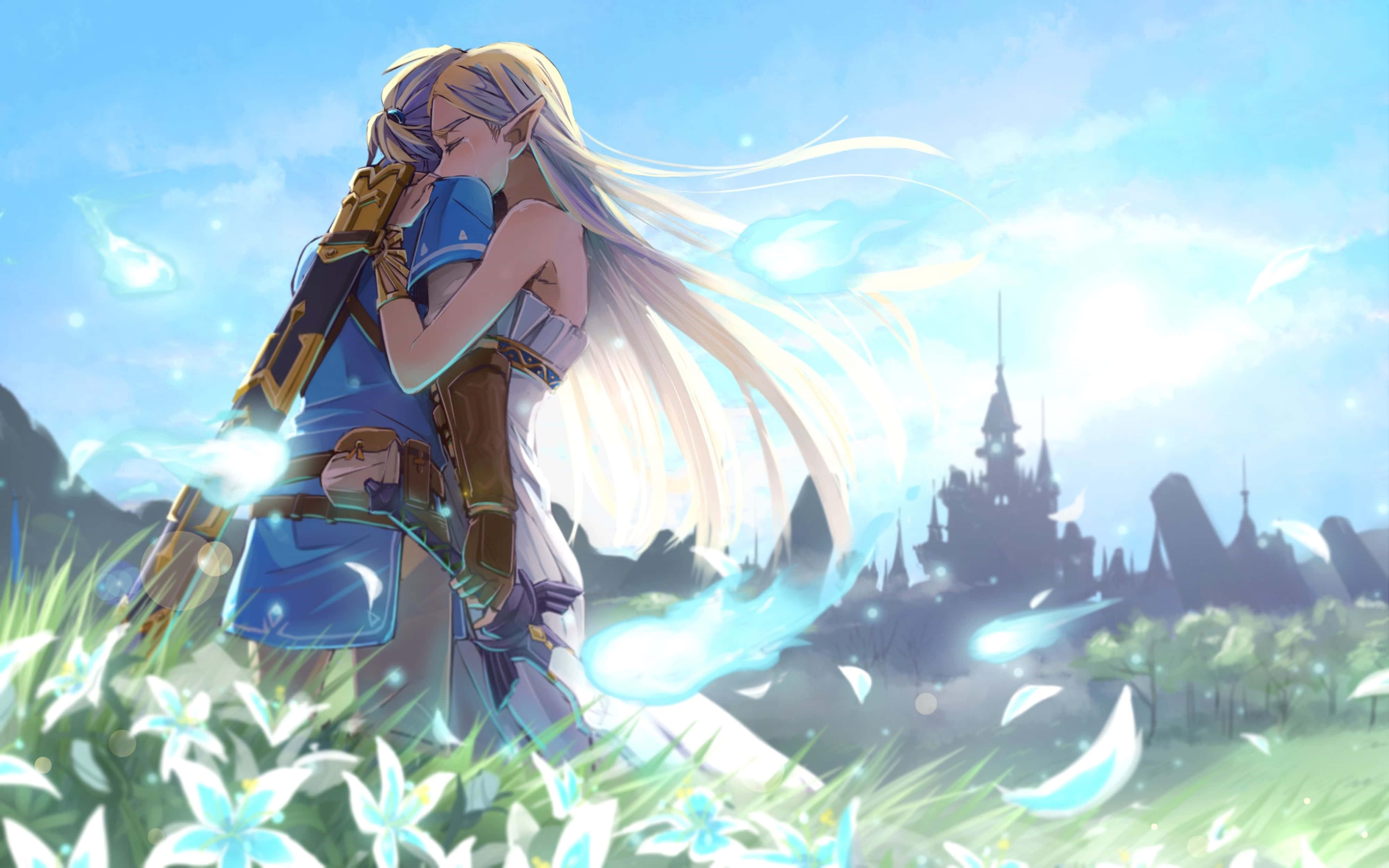 Zelda Breath Of The Wild 4K گلے لگانا وال پیپر