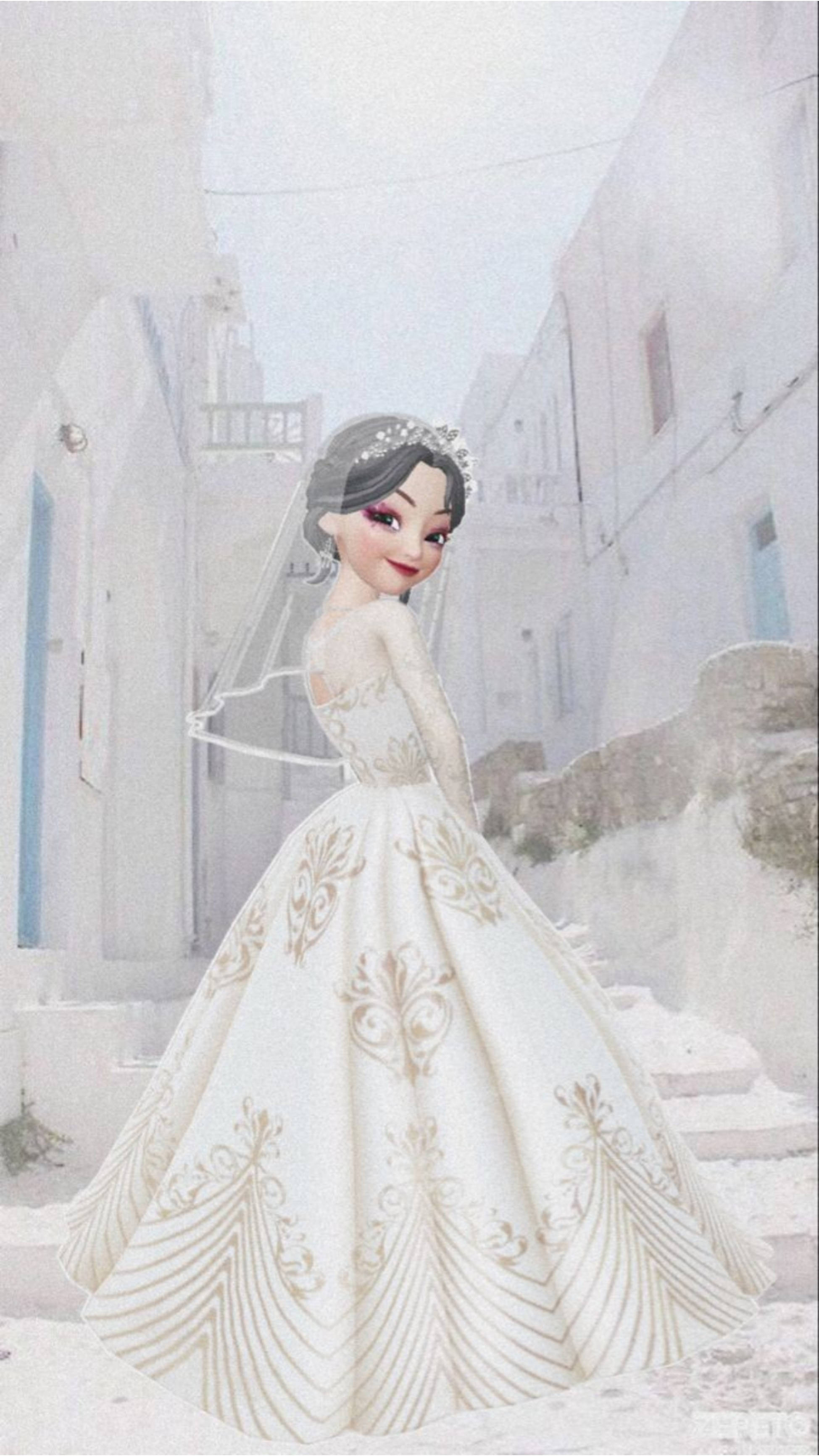 Zepeto خوبصورت دلہن وال پیپر