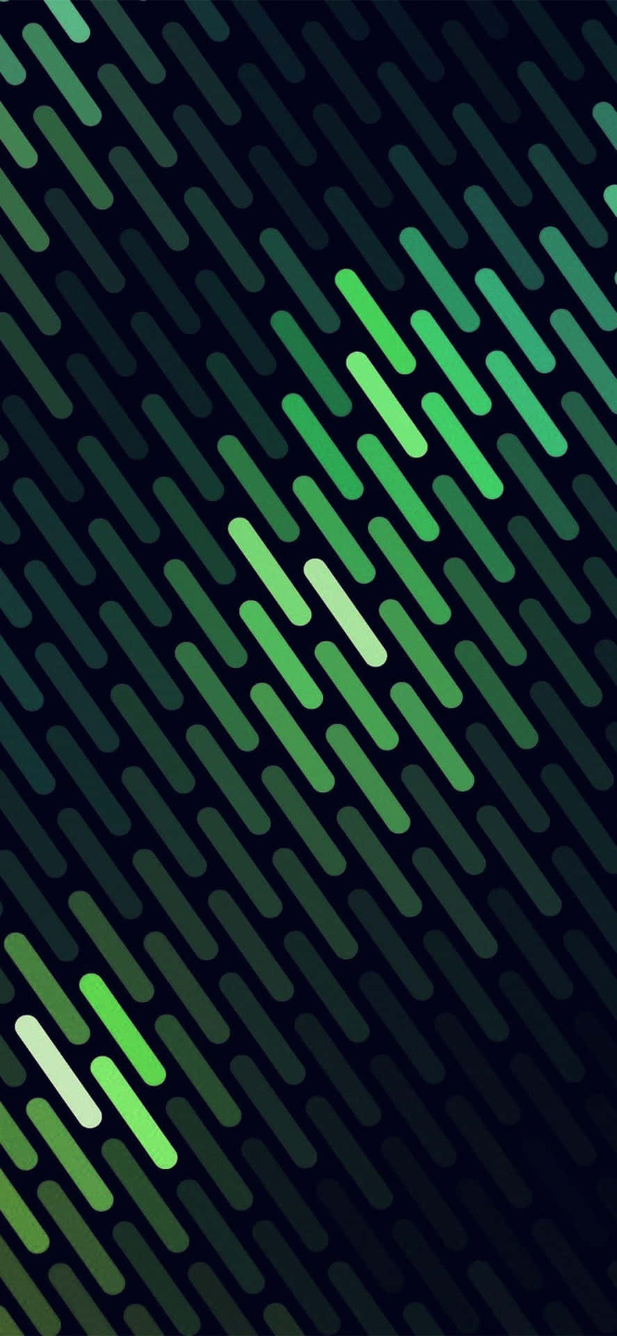 آئی فون ایکس تجریدی سبز لکیریں — Abstract iPhone وال پیپر