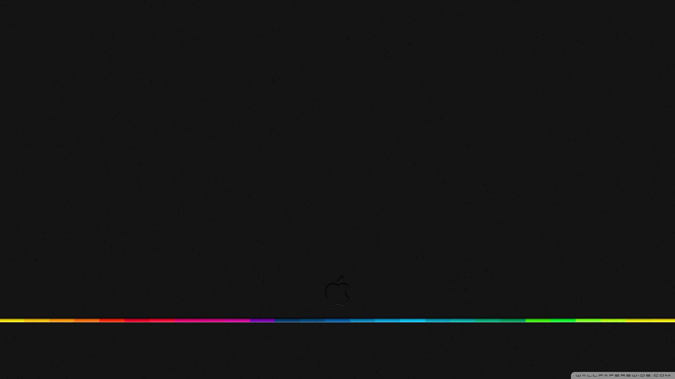 آر جی بی 4K لائن ایپل لوگو وال پیپر