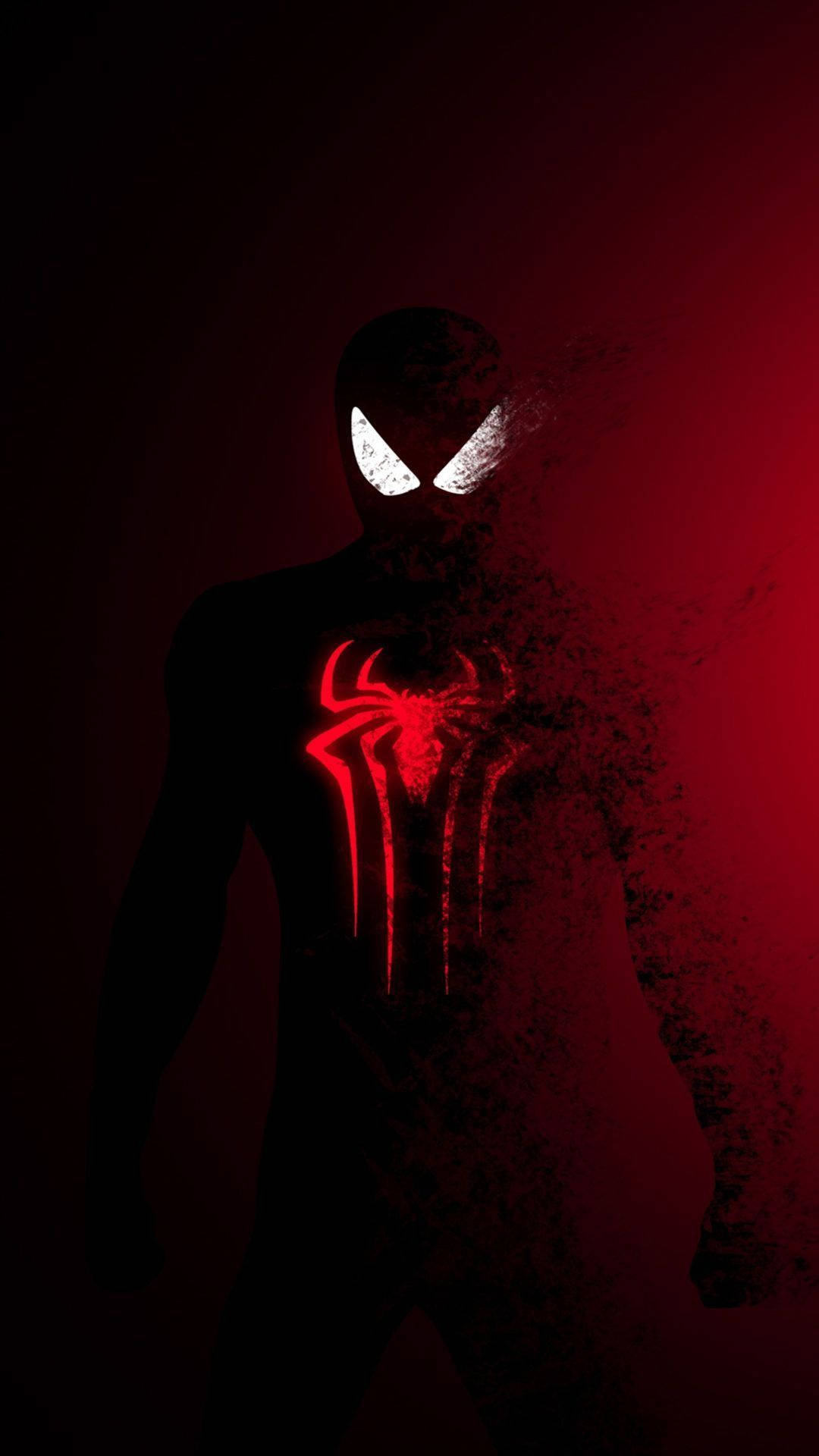 اسپائیڈر مین دھندلا سلہوٹ 4K مارول آئی فون — مارول وال پیپر