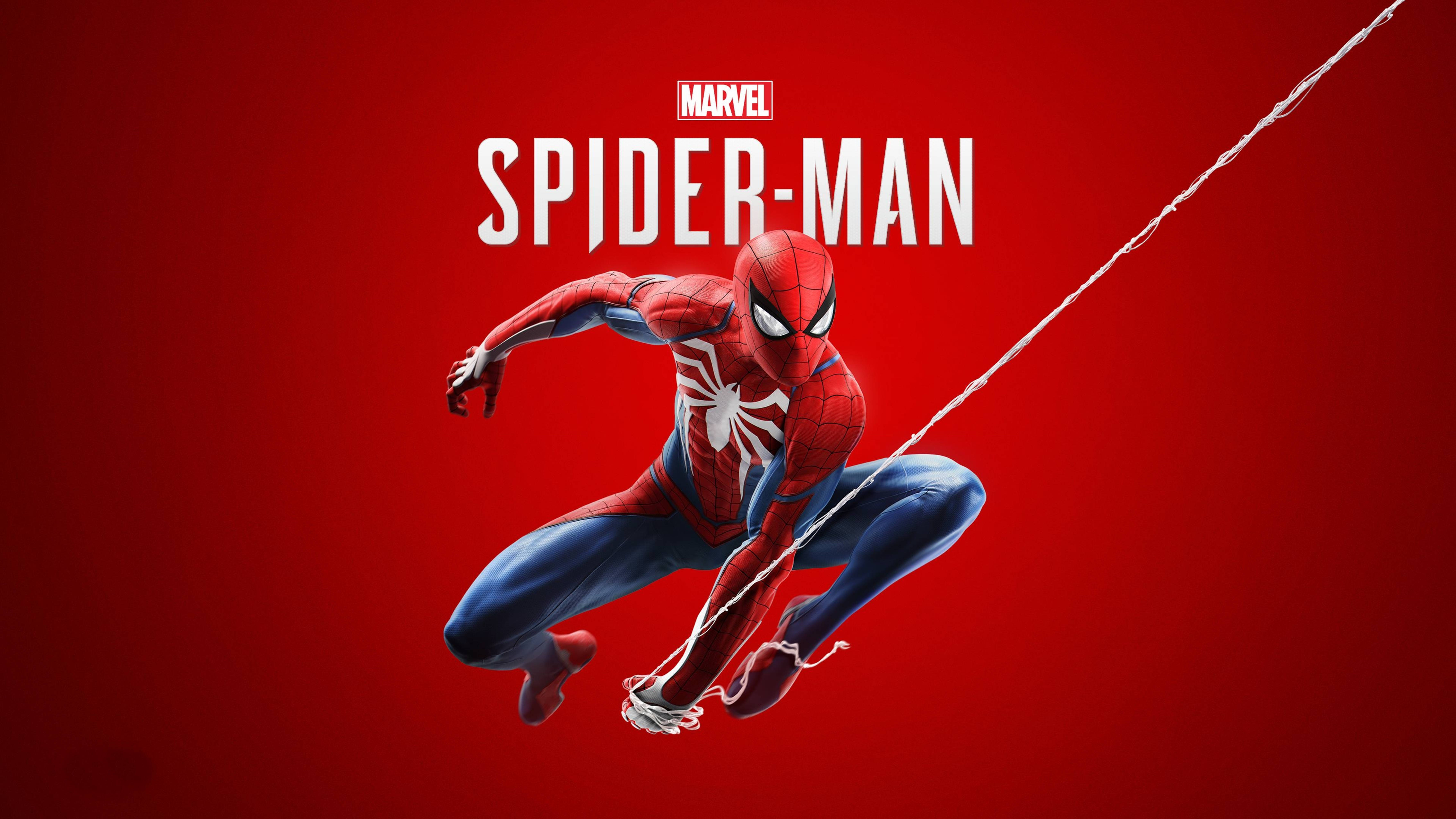 اسپائیڈر مین مارول 4K PS4 گیم وال پیپر