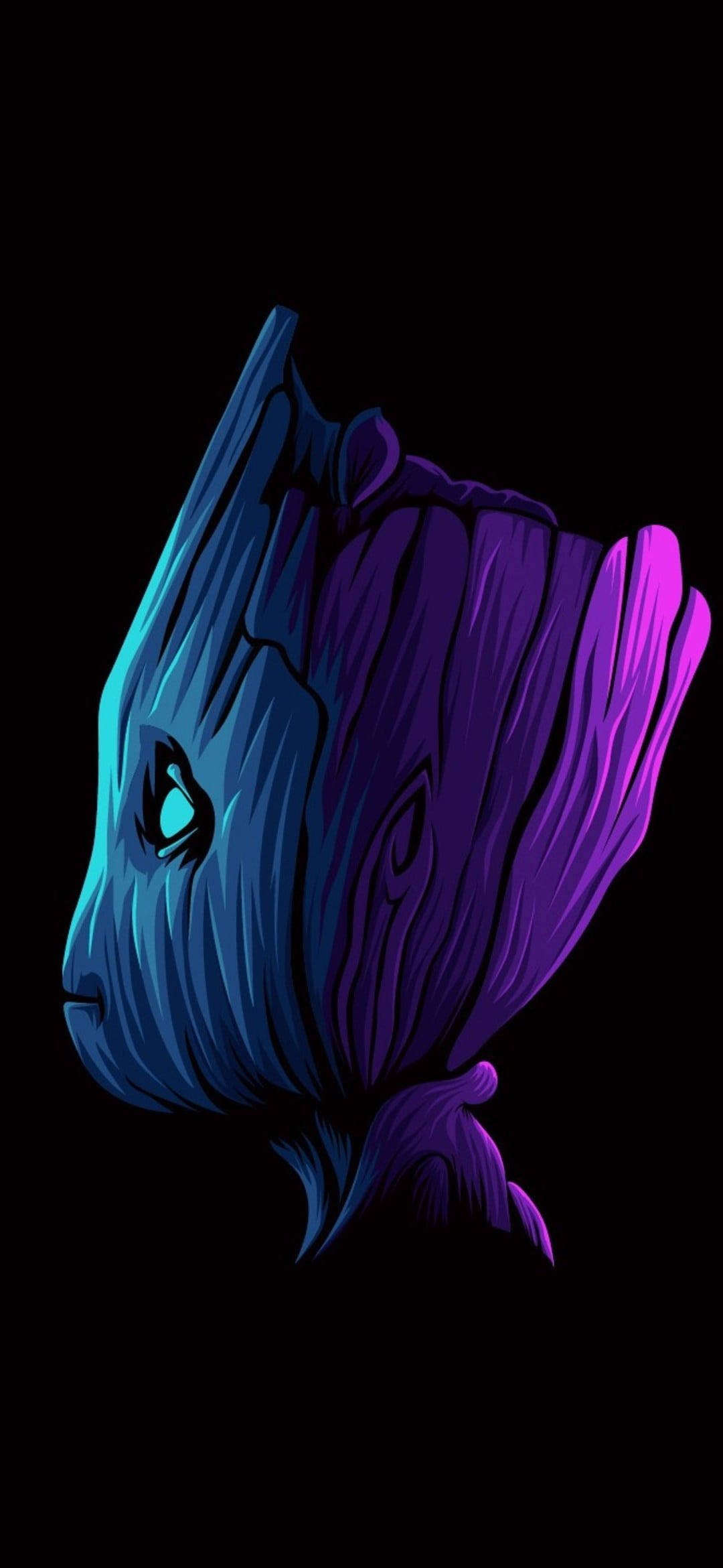 بلیک AMOLED گروٹ وال پیپر